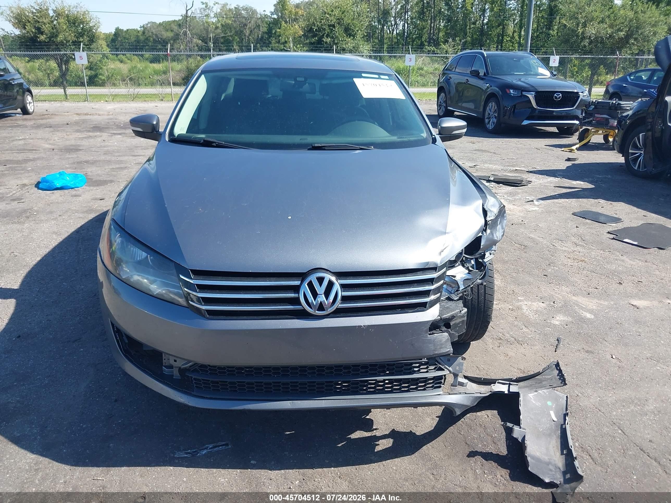 2013 Volkswagen Passat 2.5l Se Черный vin: 1VWBP7A3XDC076770