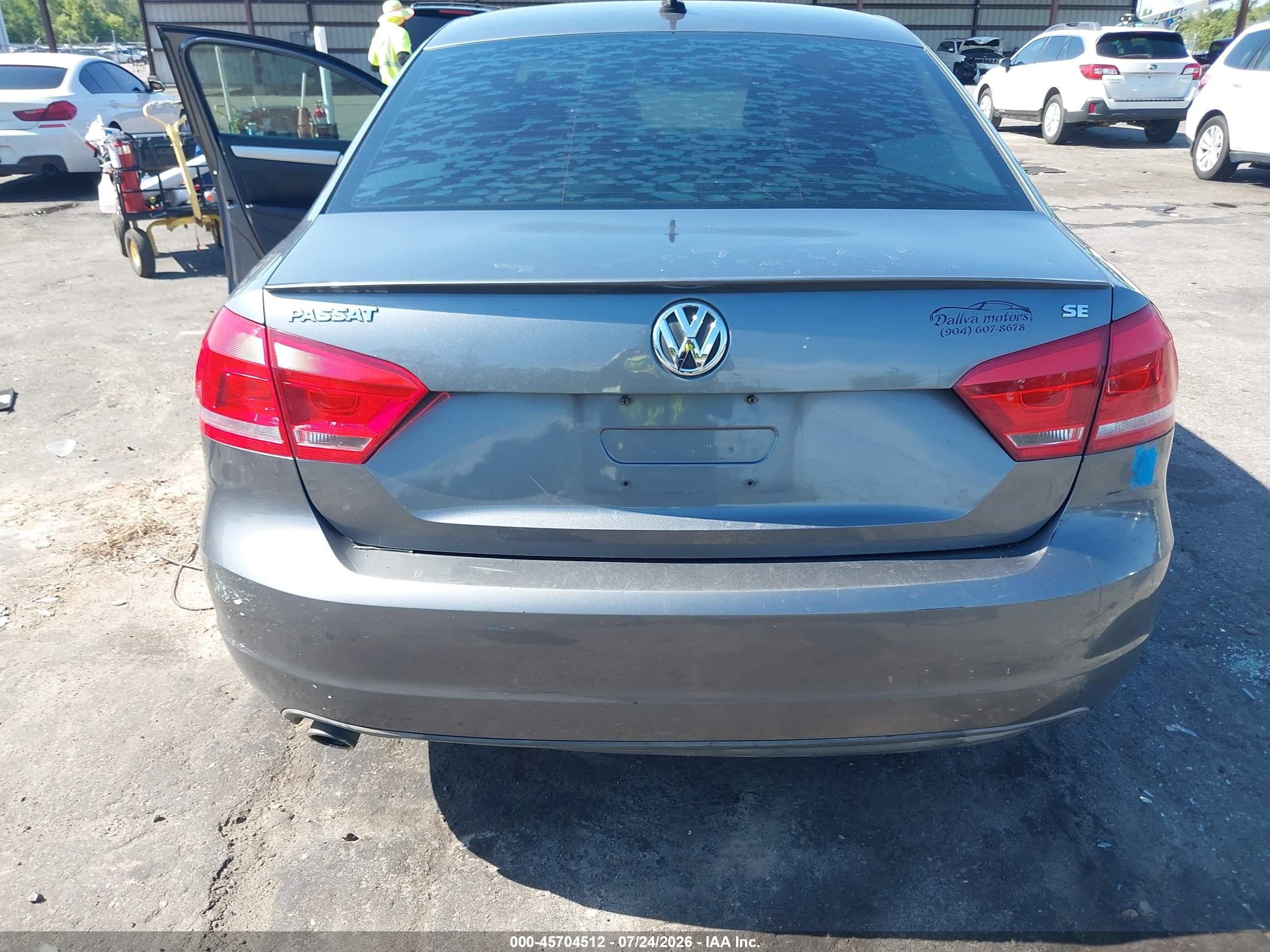 2013 Volkswagen Passat 2.5l Se Черный vin: 1VWBP7A3XDC076770