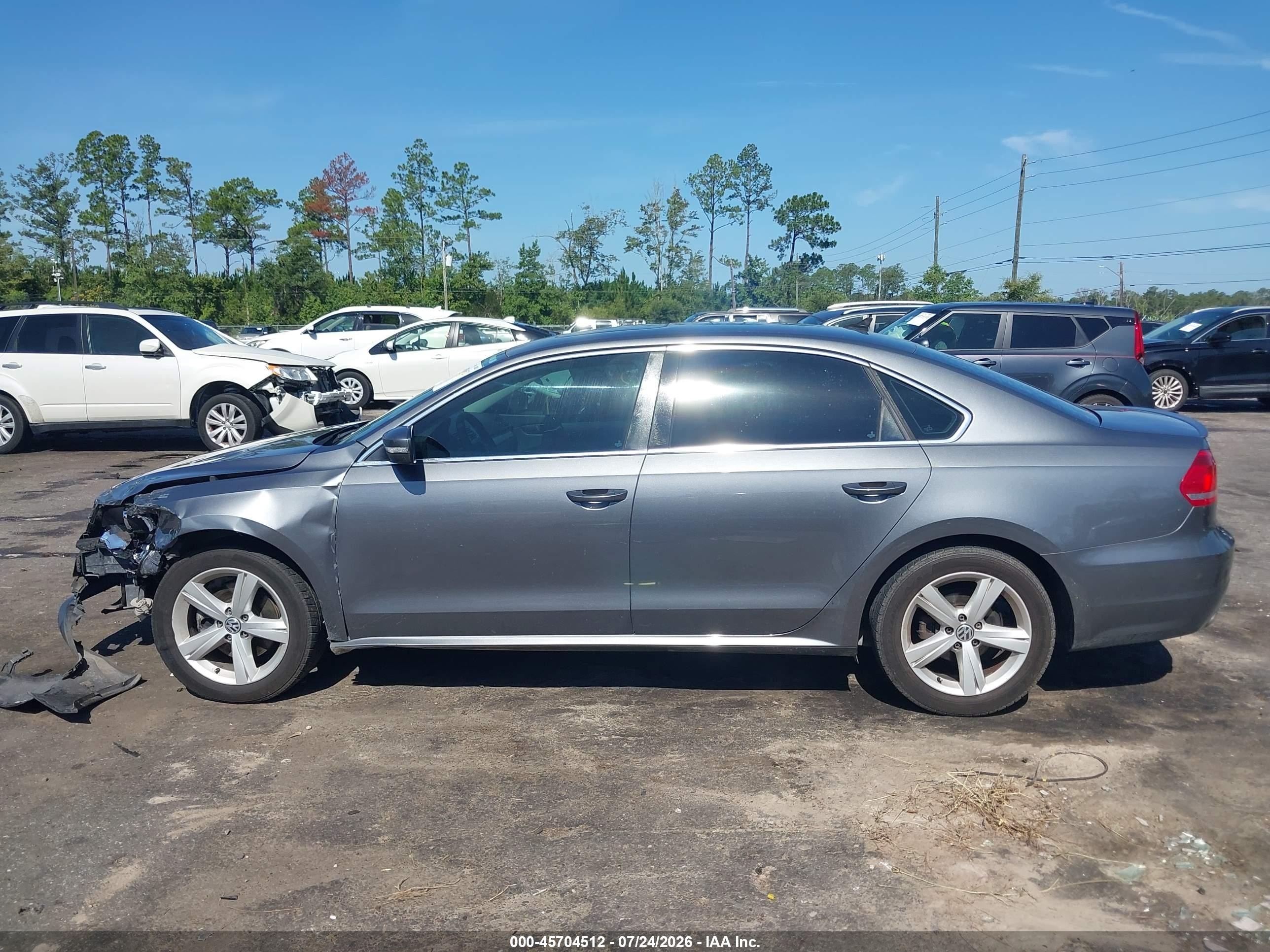 2013 Volkswagen Passat 2.5l Se Черный vin: 1VWBP7A3XDC076770