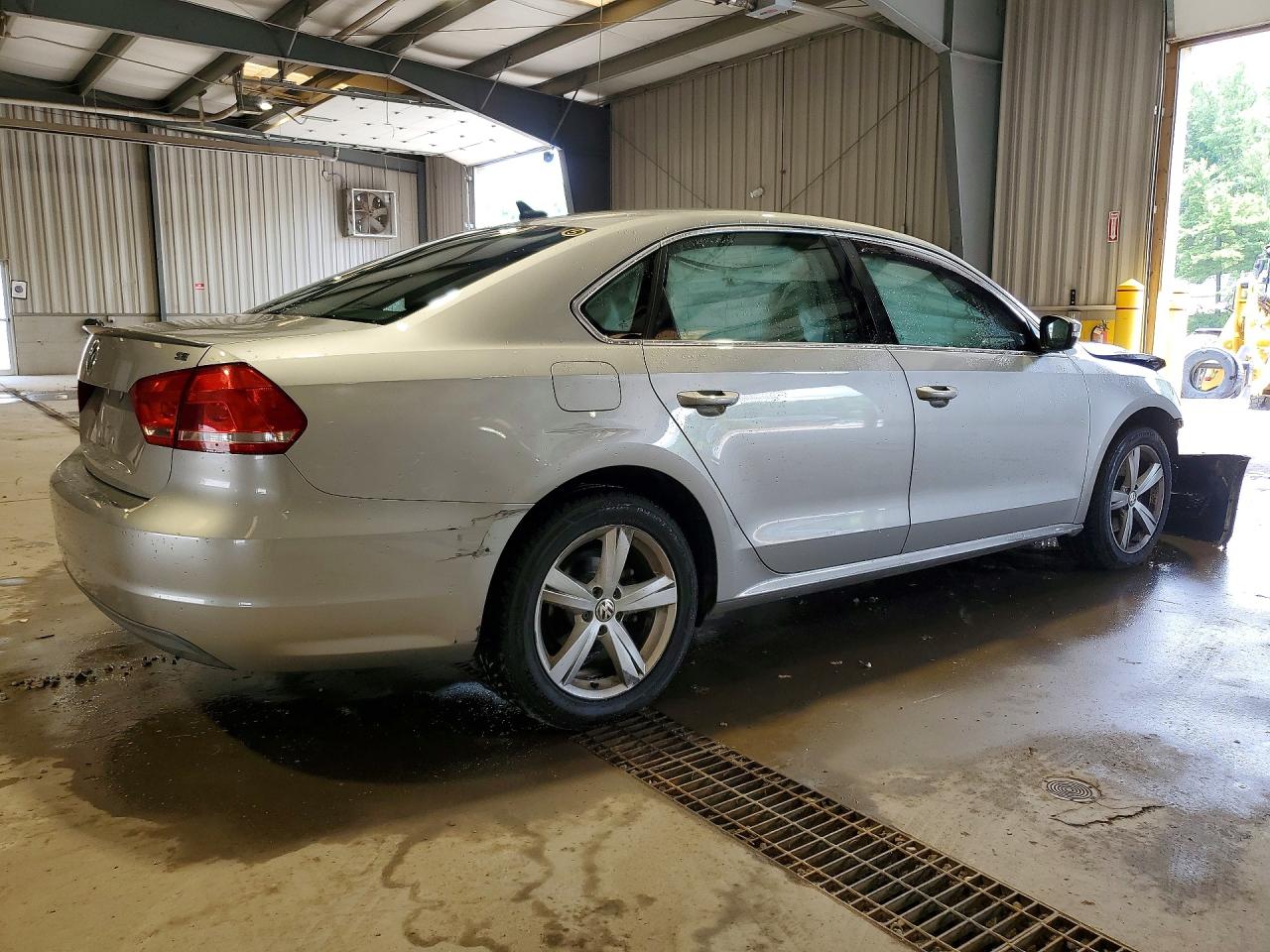 2013 Volkswagen Passat Se Silver vin: 1VWBP7A3XDC089812