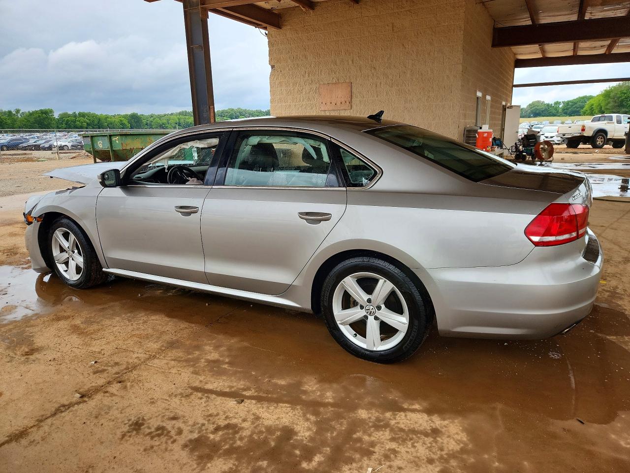 2013 Volkswagen Passat Se Silver vin: 1VWBP7A3XDC140628