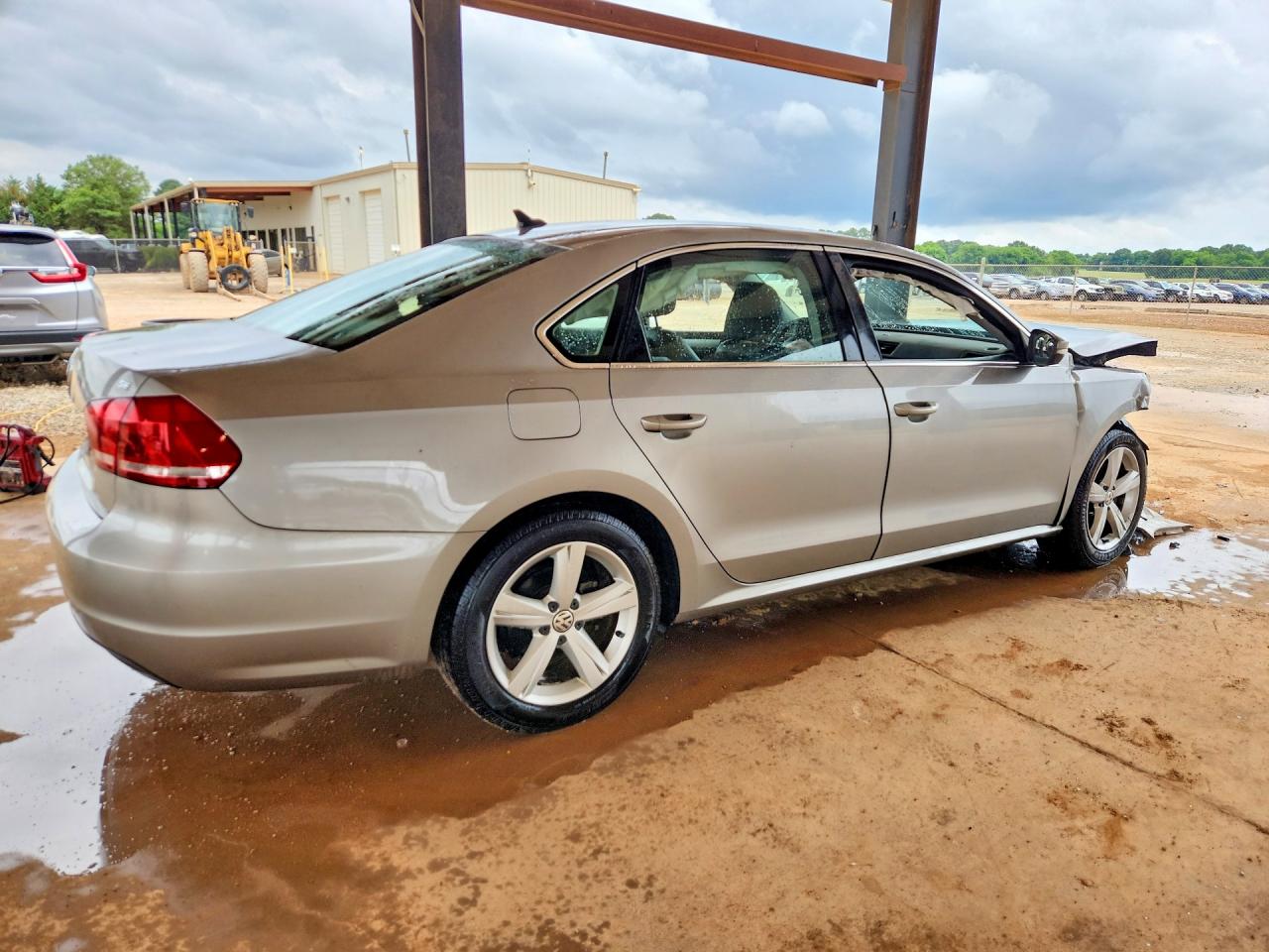 2013 Volkswagen Passat Se Silver vin: 1VWBP7A3XDC140628