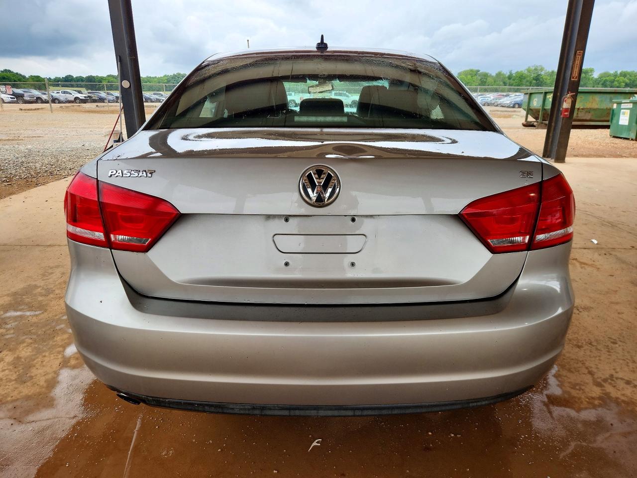 2013 Volkswagen Passat Se Silver vin: 1VWBP7A3XDC140628