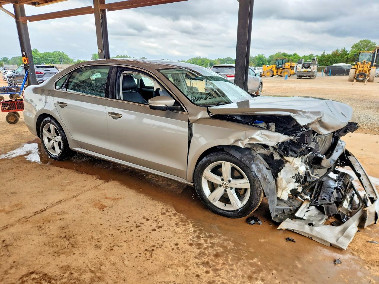2013 Volkswagen Passat Se Silver vin: 1VWBP7A3XDC140628
