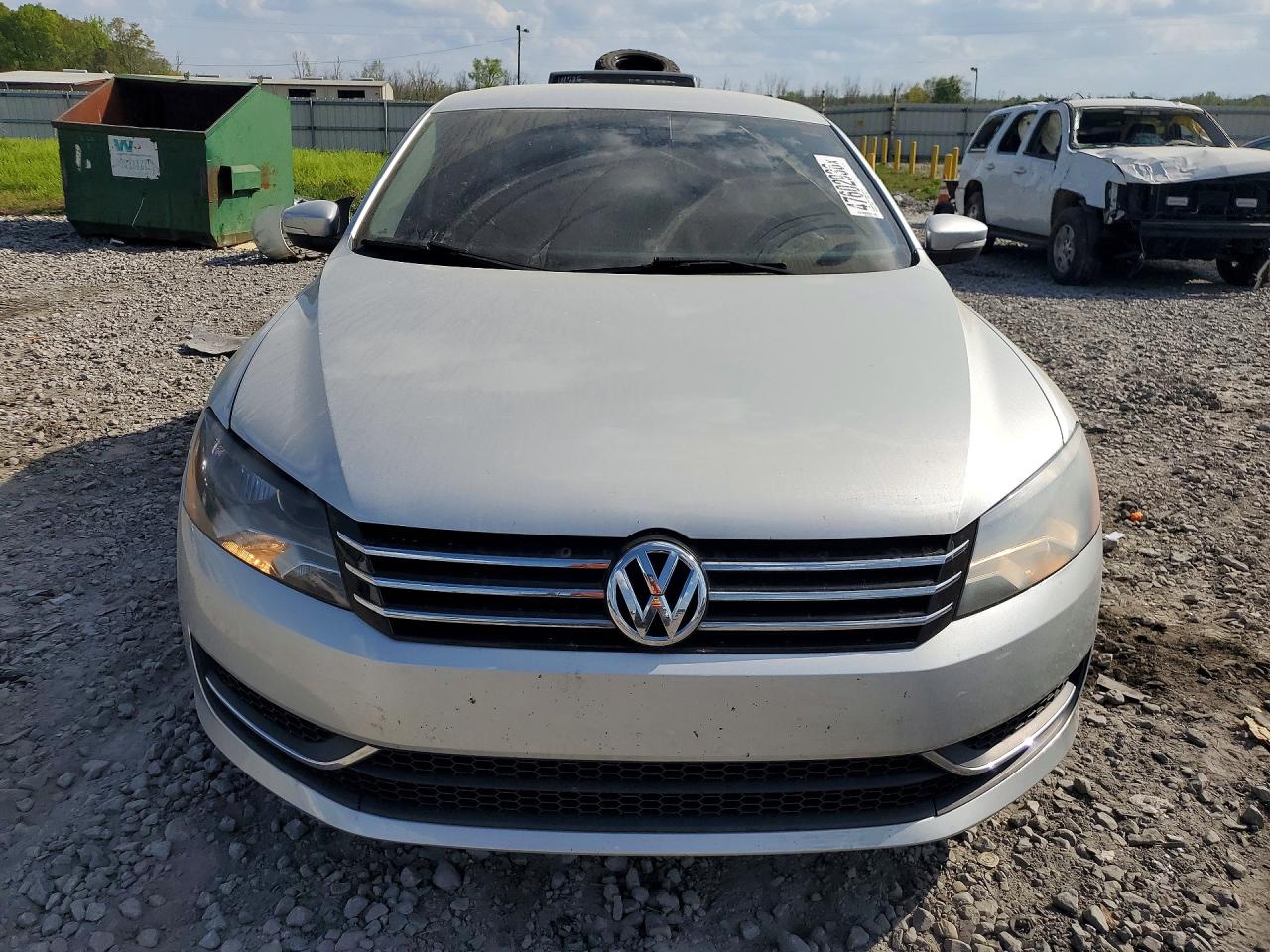 2014 Volkswagen Passat Se Silver vin: 1VWBS7A30EC120307