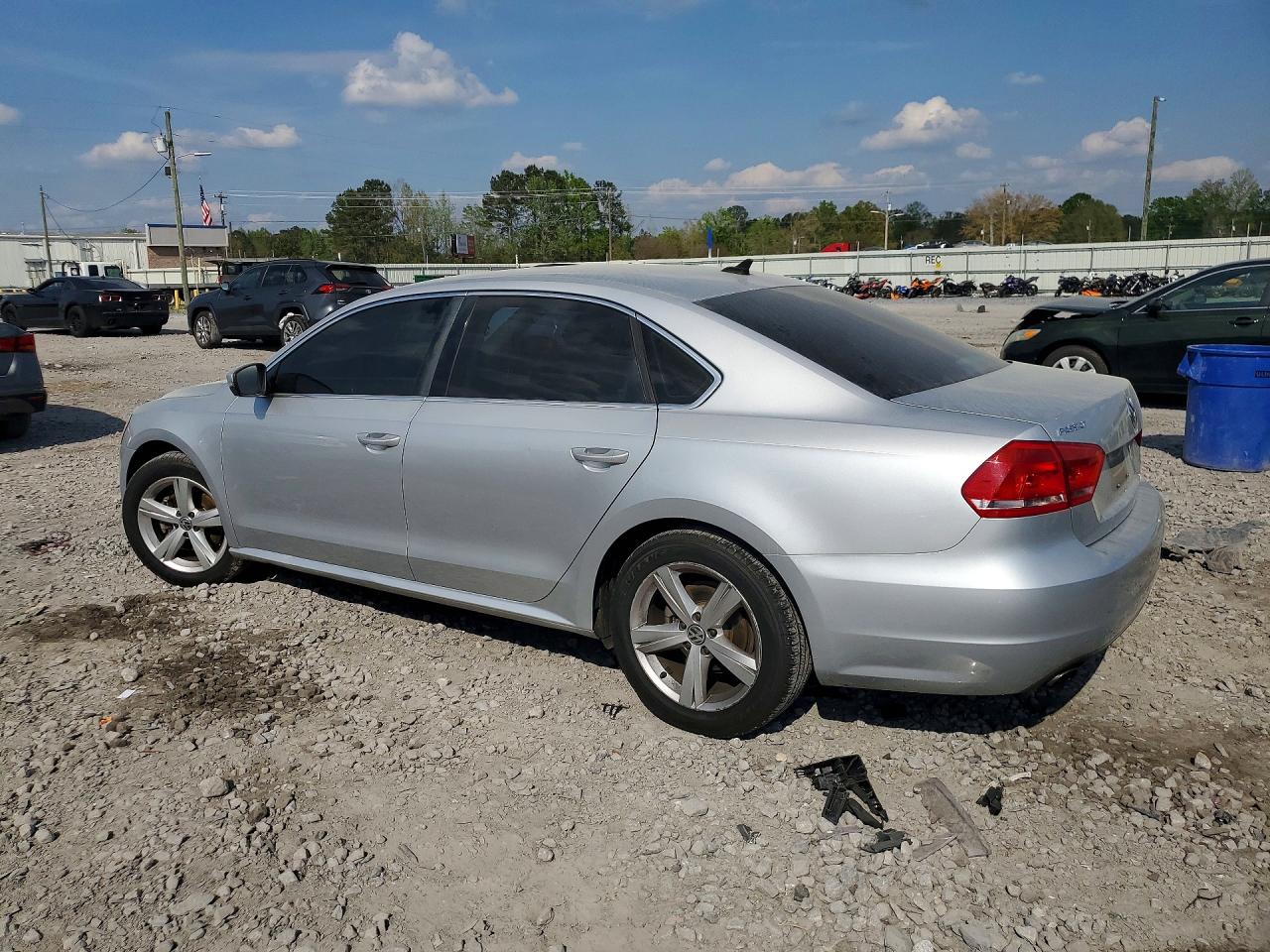 2014 Volkswagen Passat Se Silver vin: 1VWBS7A30EC120307