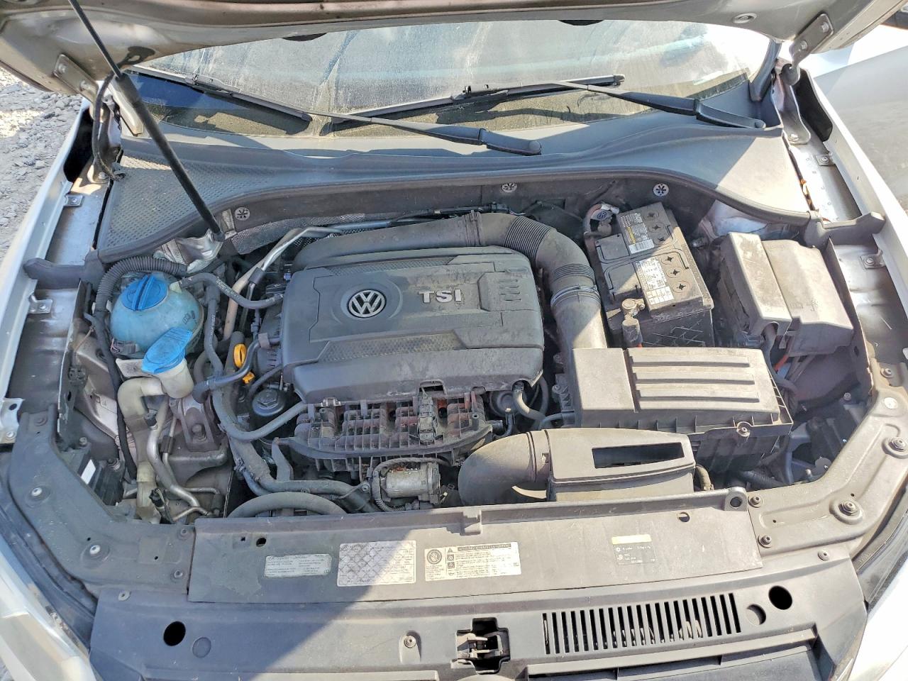 2014 Volkswagen Passat Se Silver vin: 1VWBS7A30EC120307