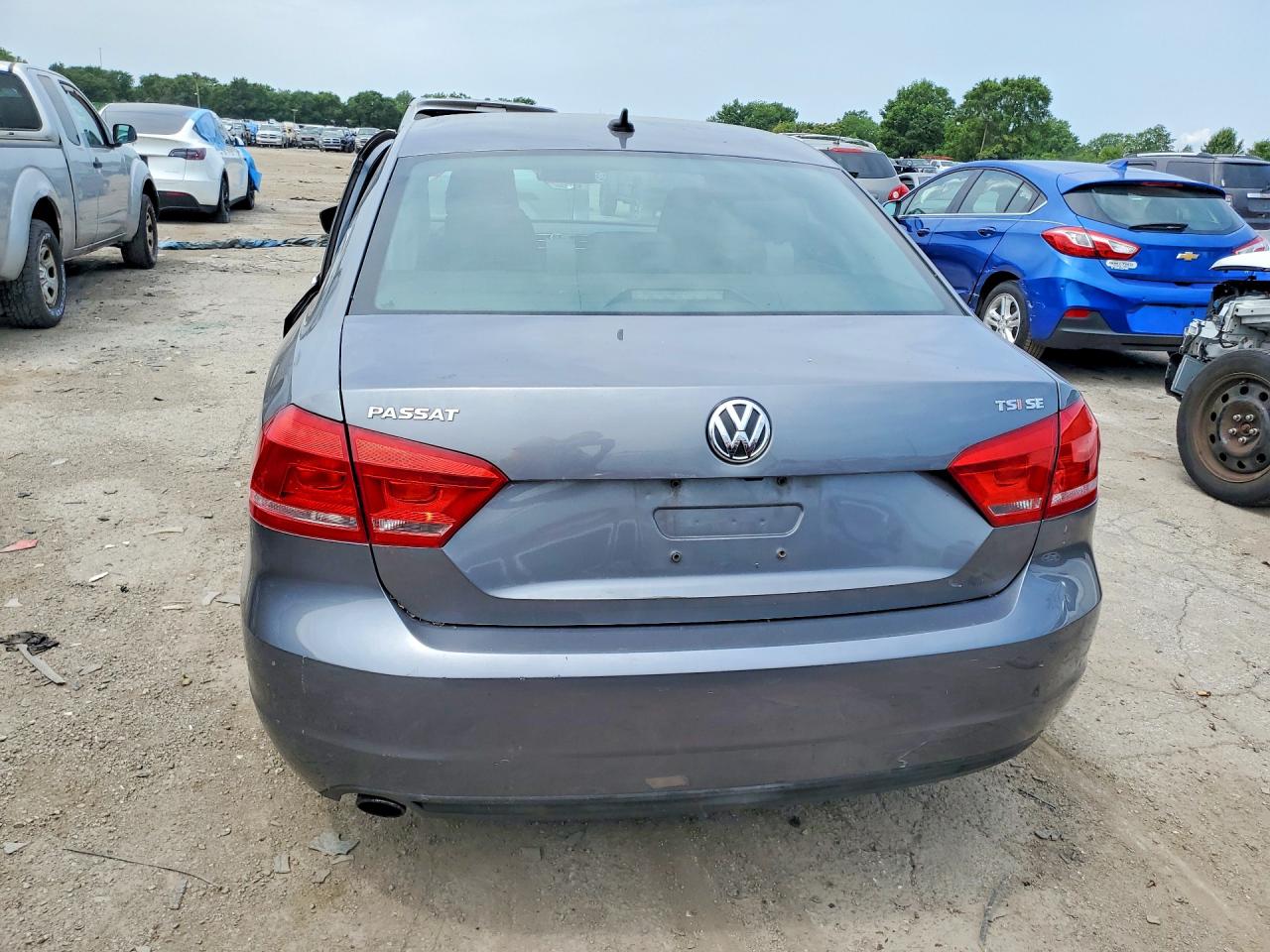 2015 Volkswagen Passat Se Gray vin: 1VWBS7A30FC027921