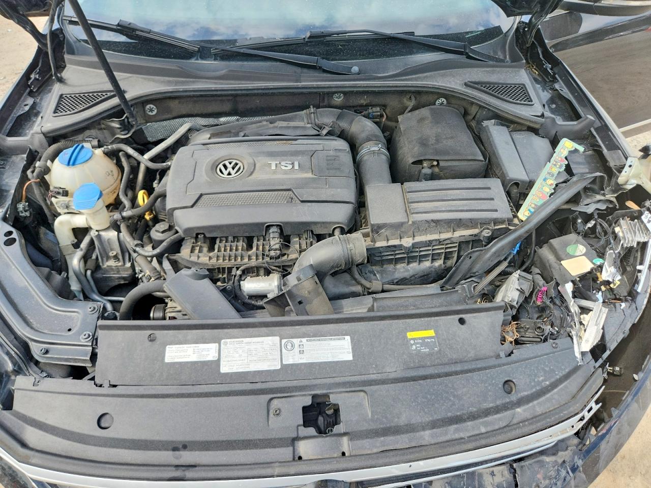 2016 Volkswagen Passat Se Черный vin: 1VWBS7A30GC024521