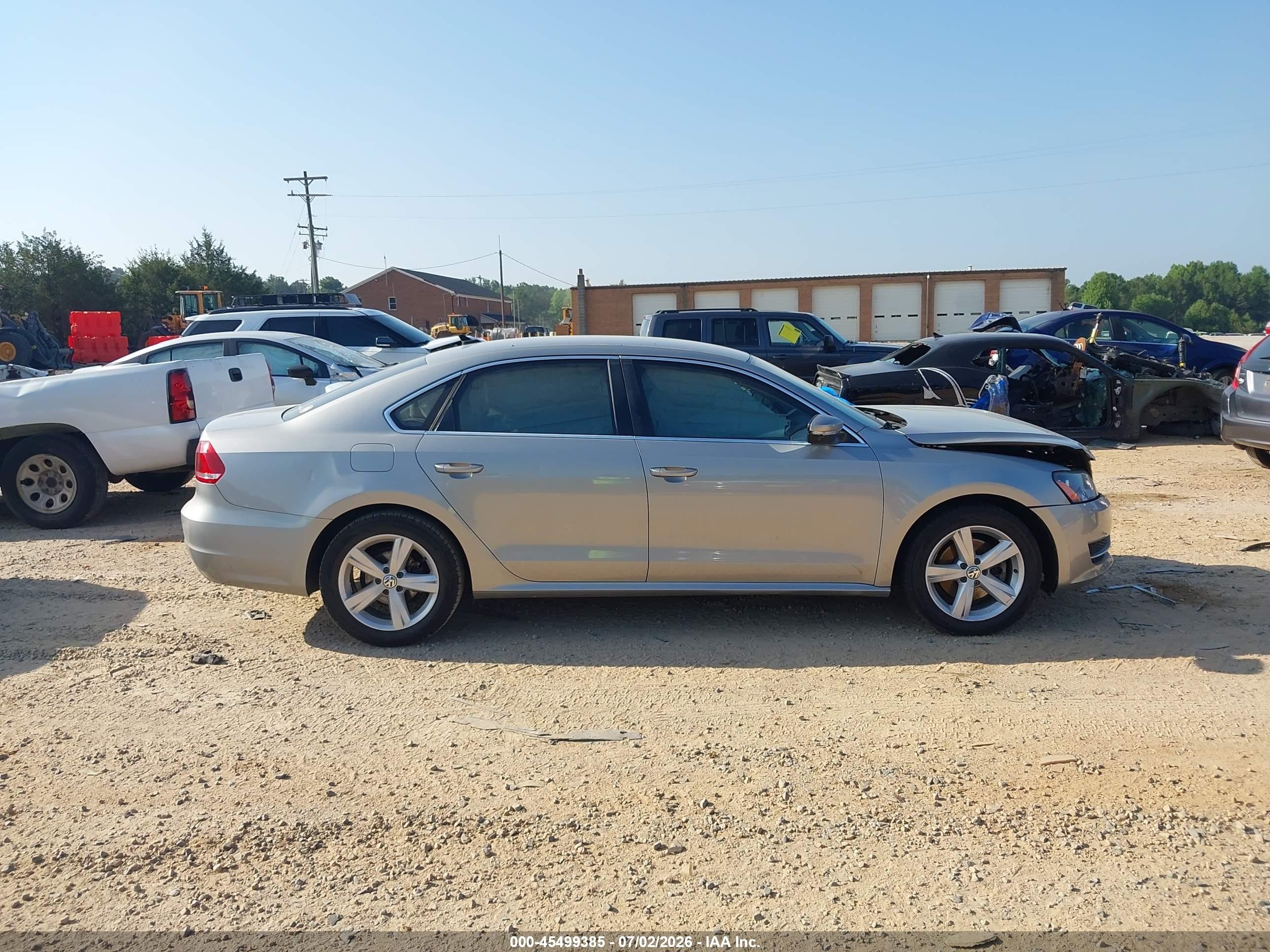 2014 Volkswagen Passat 1.8t Se Silver vin: 1VWBS7A31EC050963