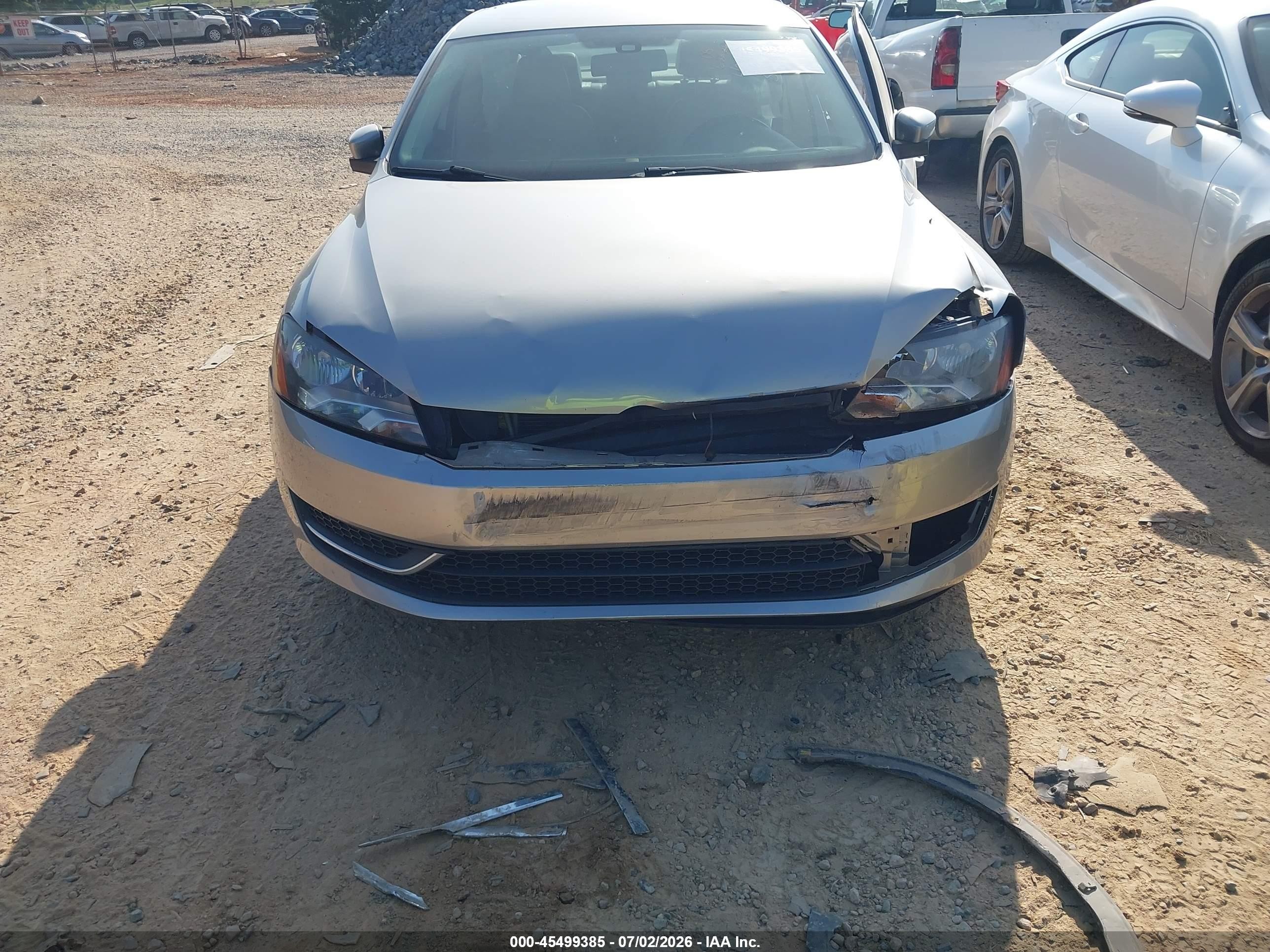 2014 Volkswagen Passat 1.8t Se Silver vin: 1VWBS7A31EC050963