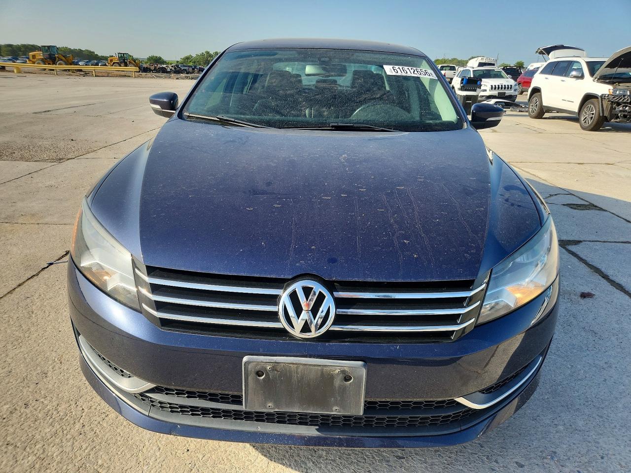 2014 Volkswagen Passat Se Blue vin: 1VWBS7A31EC073286