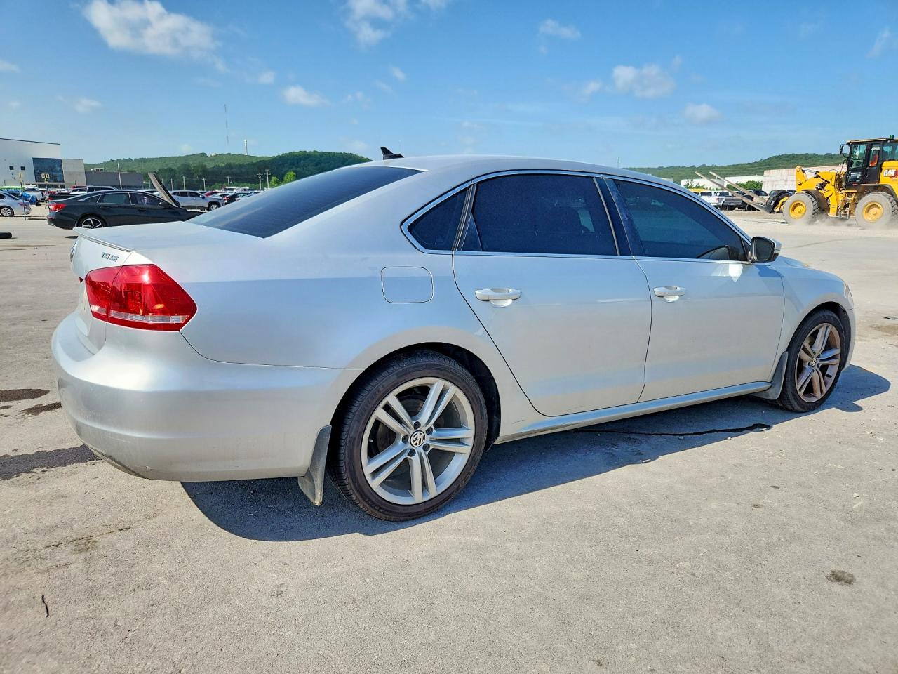 2014 Volkswagen Passat Se Silver vin: 1VWBS7A31EC108750