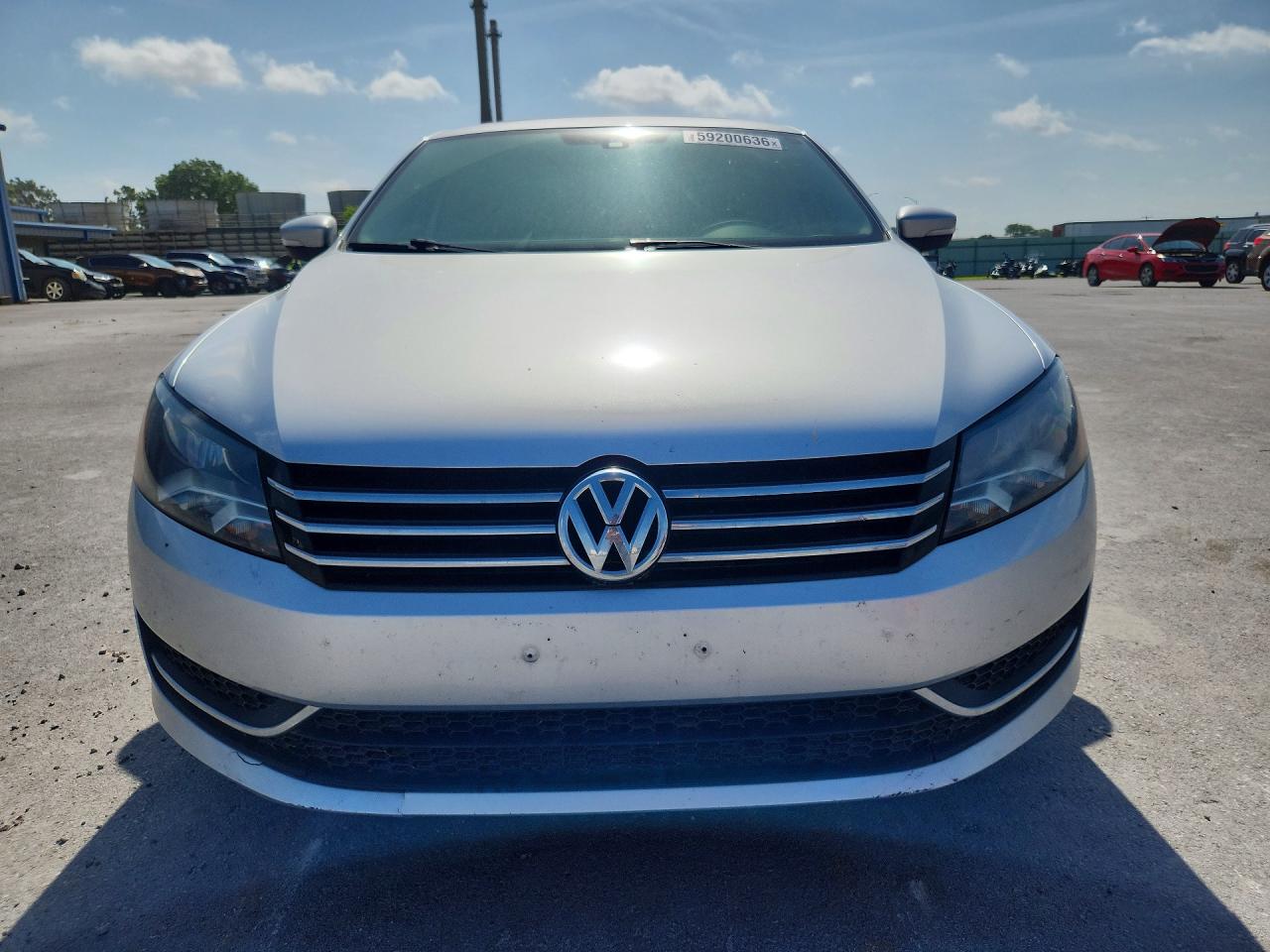 2014 Volkswagen Passat Se Silver vin: 1VWBS7A31EC108750