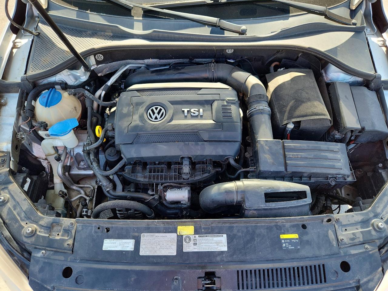 2014 Volkswagen Passat Se Silver vin: 1VWBS7A31EC108750