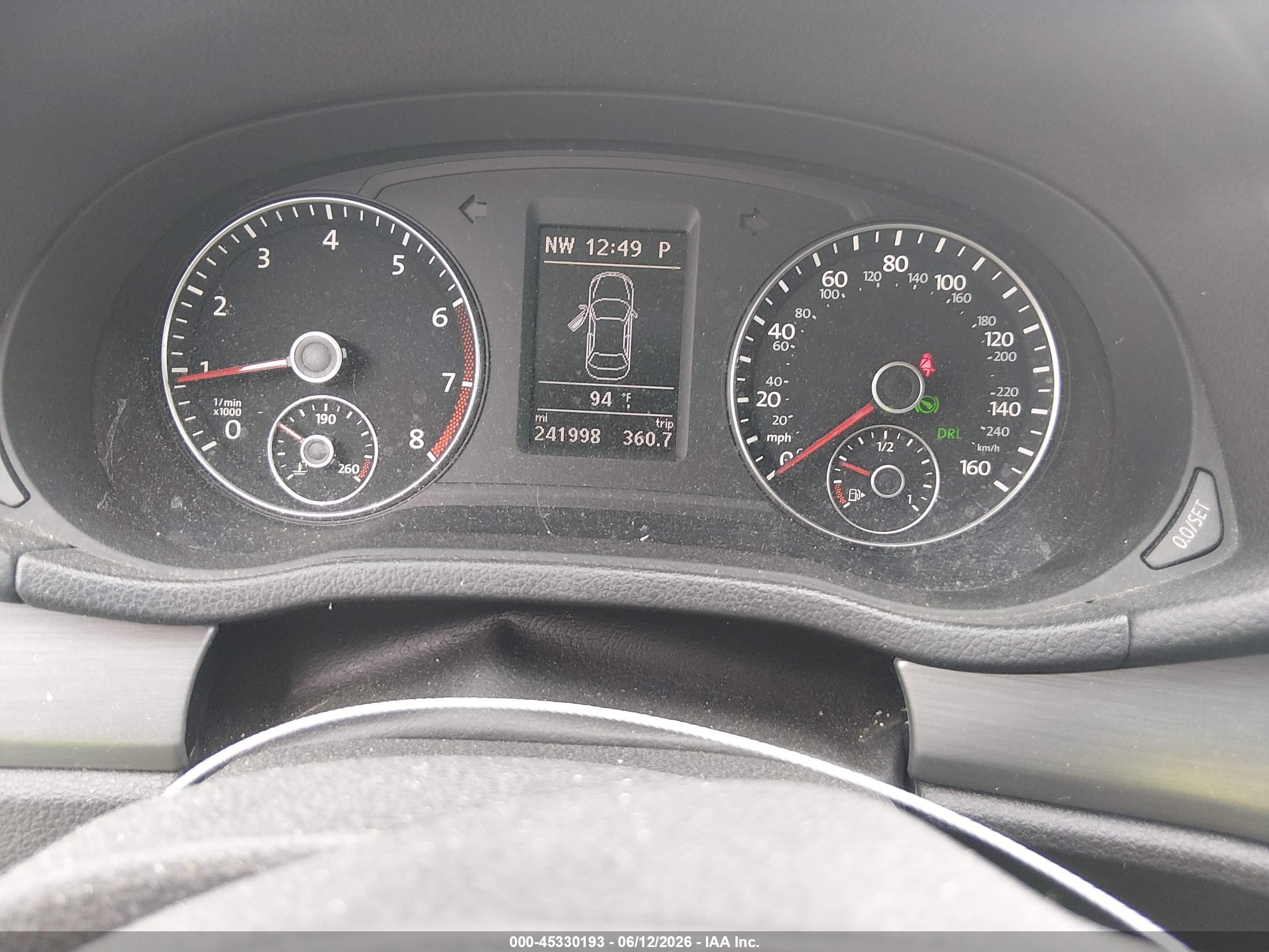 2014 Volkswagen Passat 1.8t Se Белый vin: 1VWBS7A31EC110272