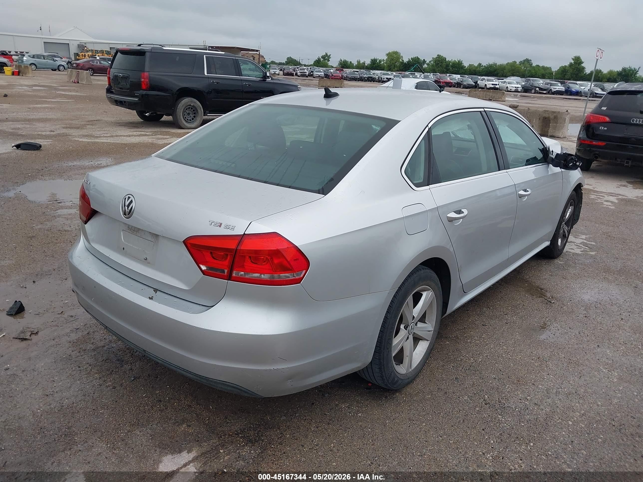 2015 Volkswagen Passat 1.8t Se Silver vin: 1VWBS7A31FC032853