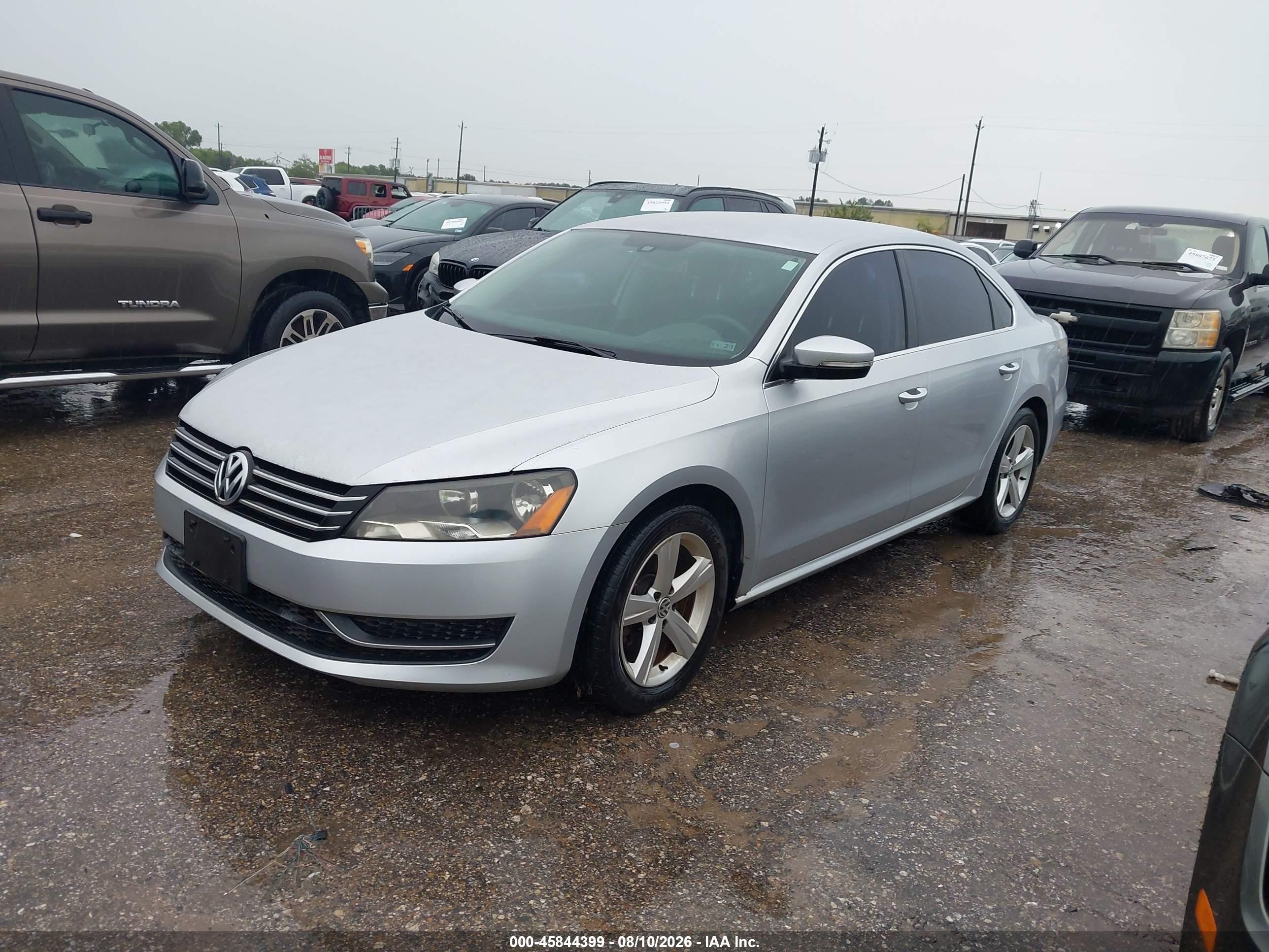 2014 Volkswagen Passat 1.8t Se Silver vin: 1VWBS7A32EC121104