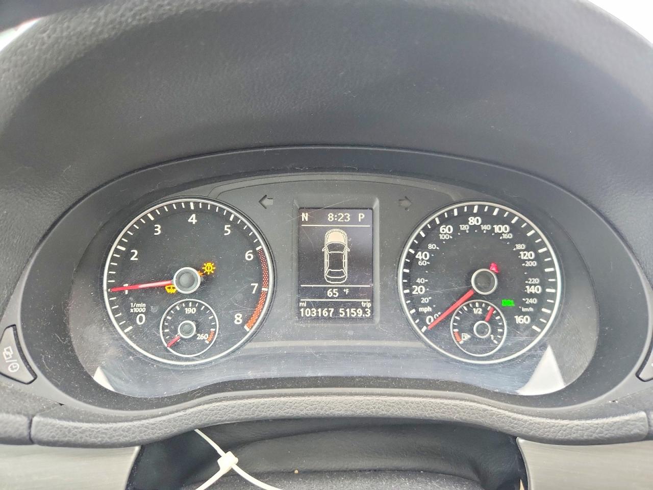 2015 Volkswagen Passat Se White vin: 1VWBS7A32FC005192