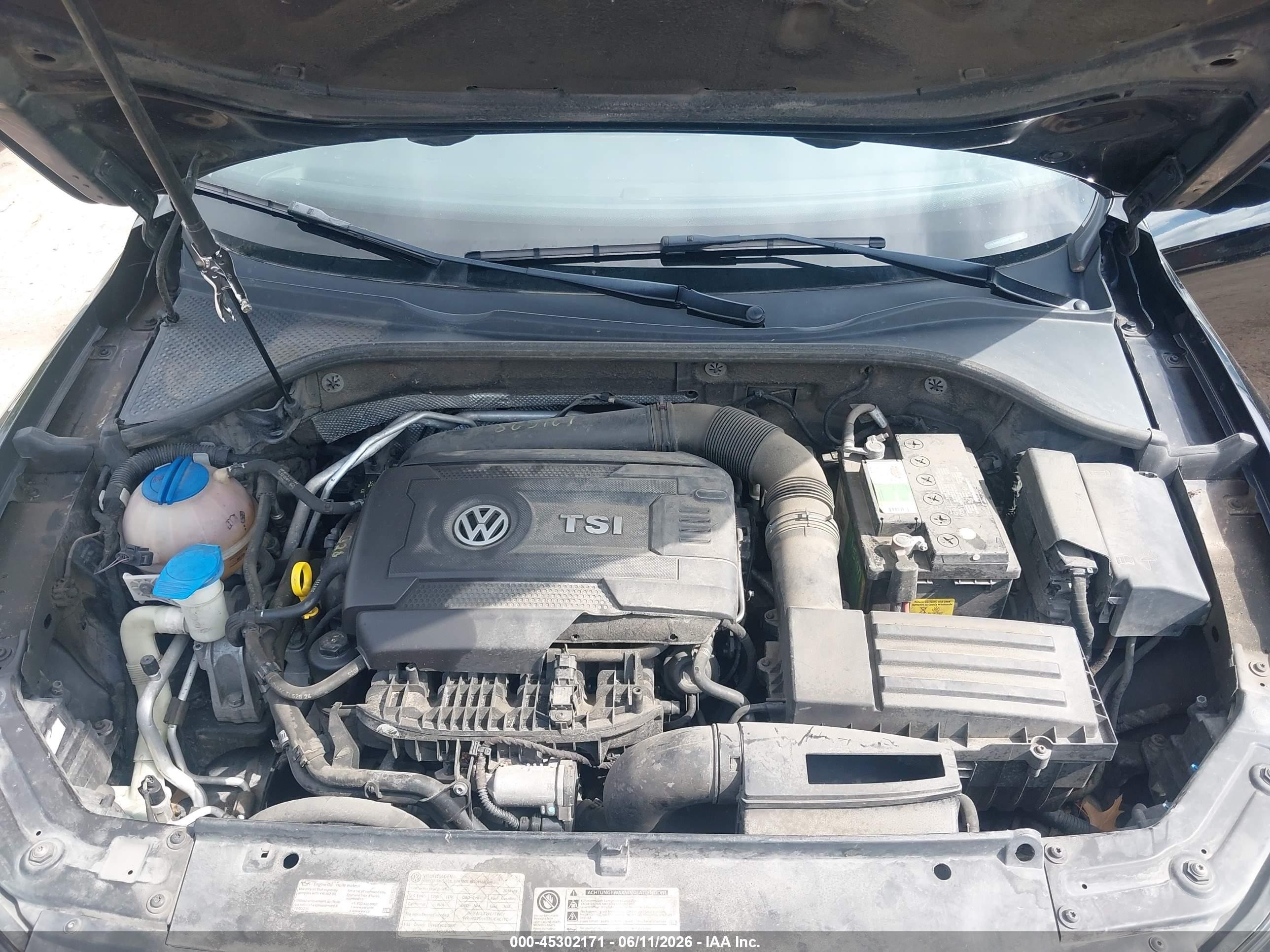 2014 Volkswagen Passat 1.8t Se Black vin: 1VWBS7A33EC109866