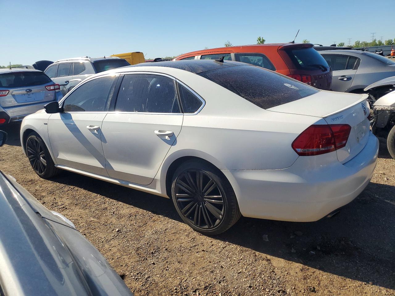 2014 Volkswagen Passat Se Белый vin: 1VWBS7A33EC115361