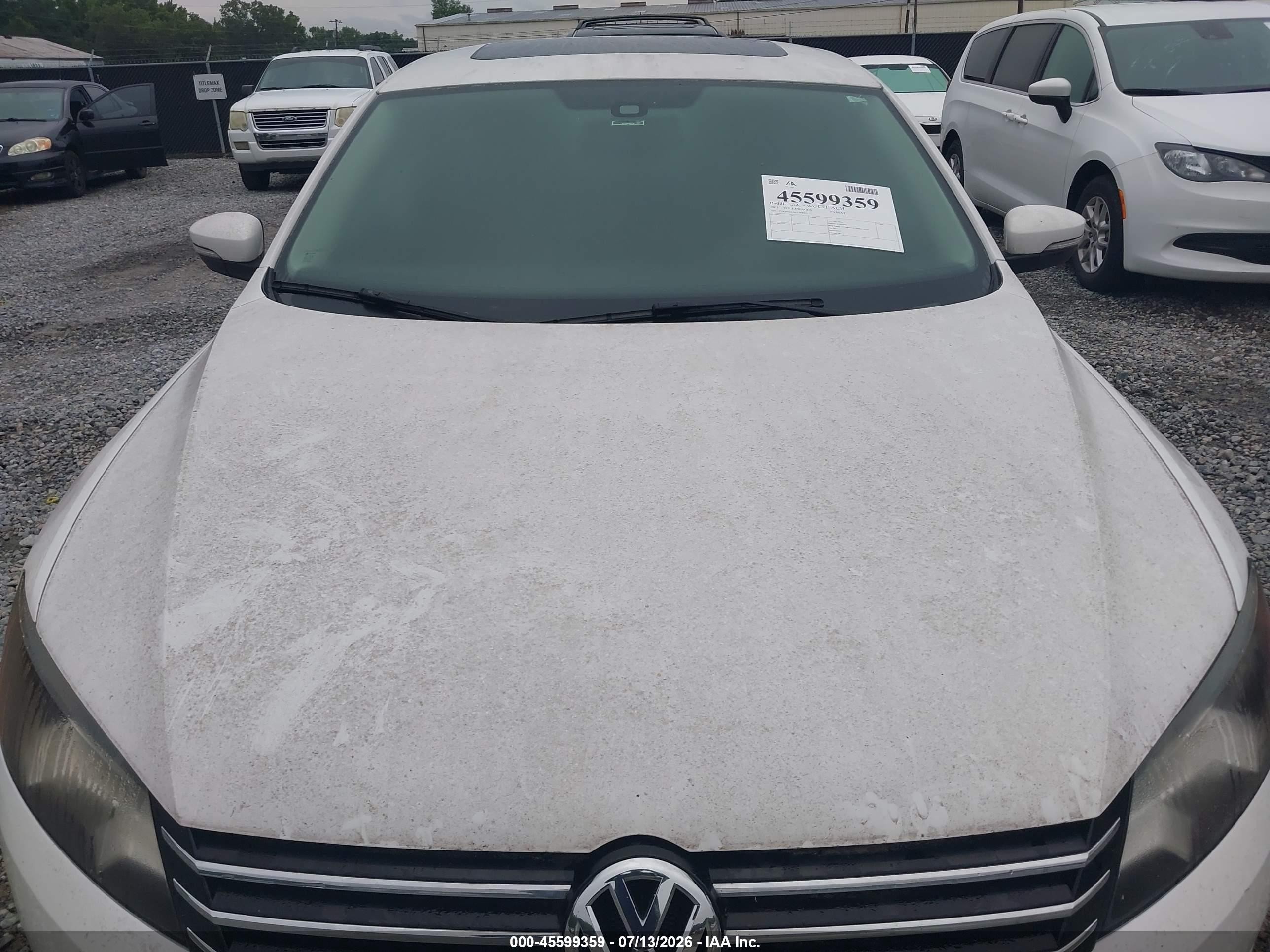 2015 Volkswagen Passat 1.8t Se White vin: 1VWBS7A34FC008305