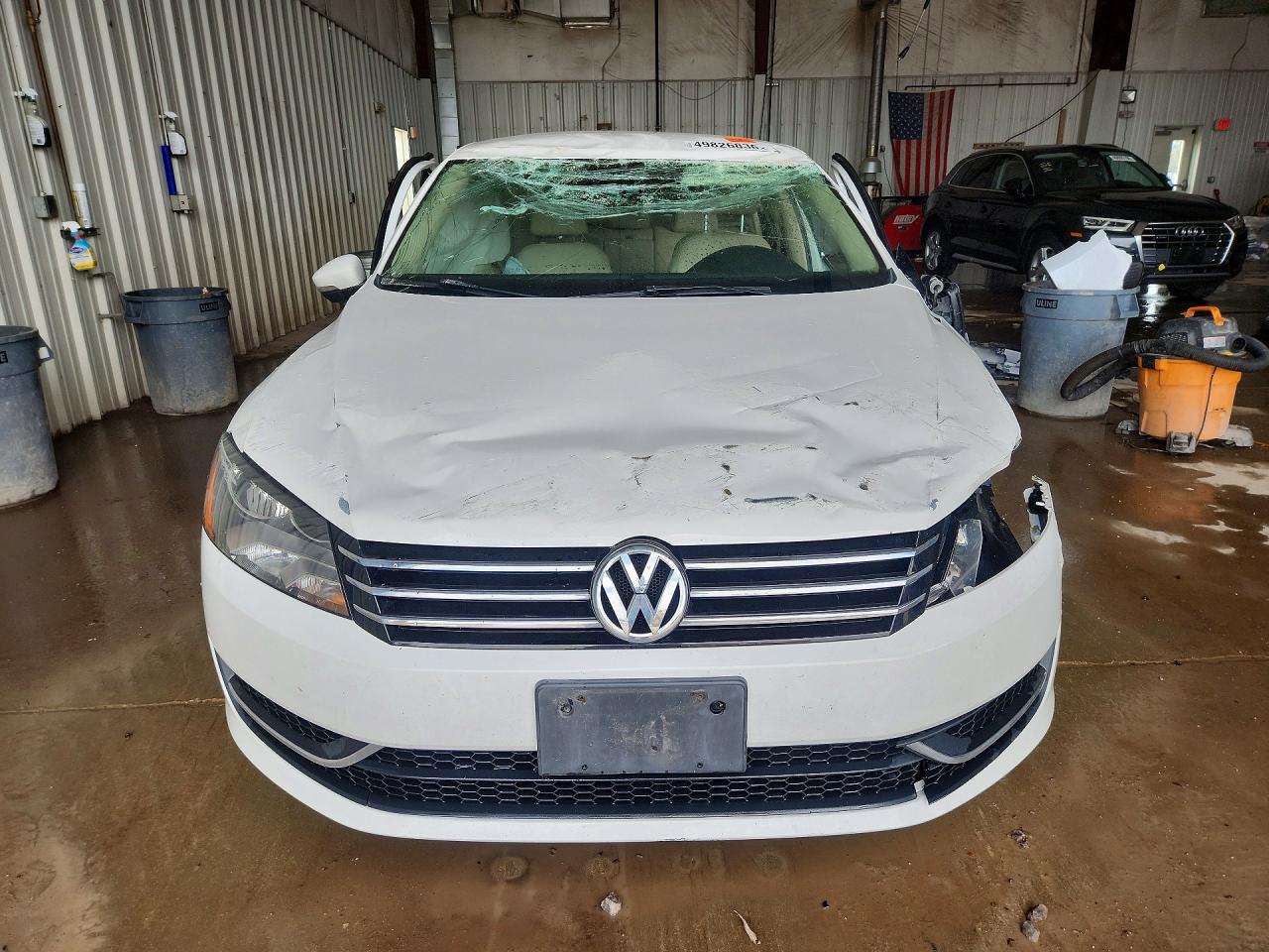 2015 Volkswagen Passat Se White vin: 1VWBS7A34FC023662