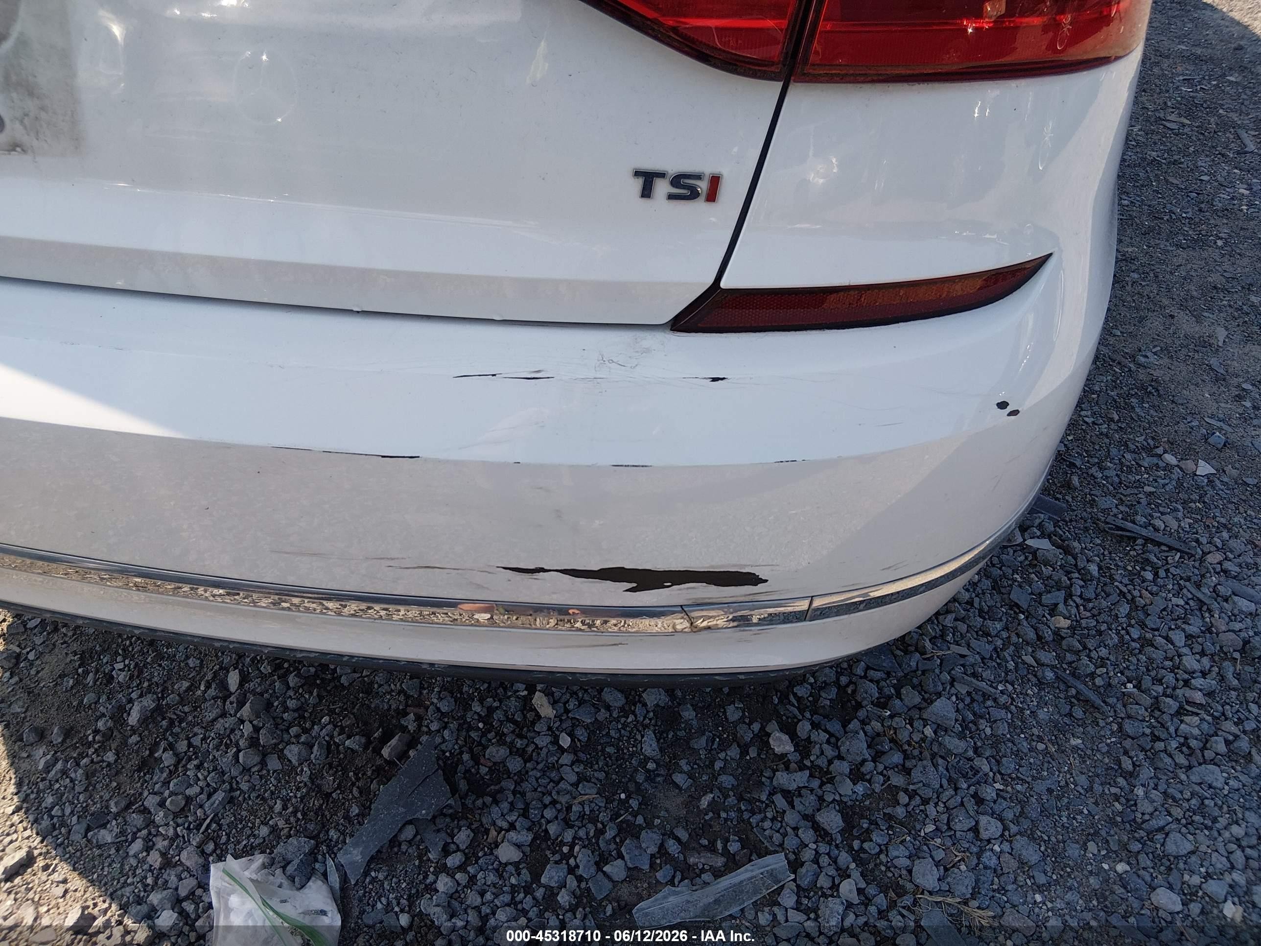 2016 Volkswagen Passat 1.8t Se White vin: 1VWBS7A34GC053939