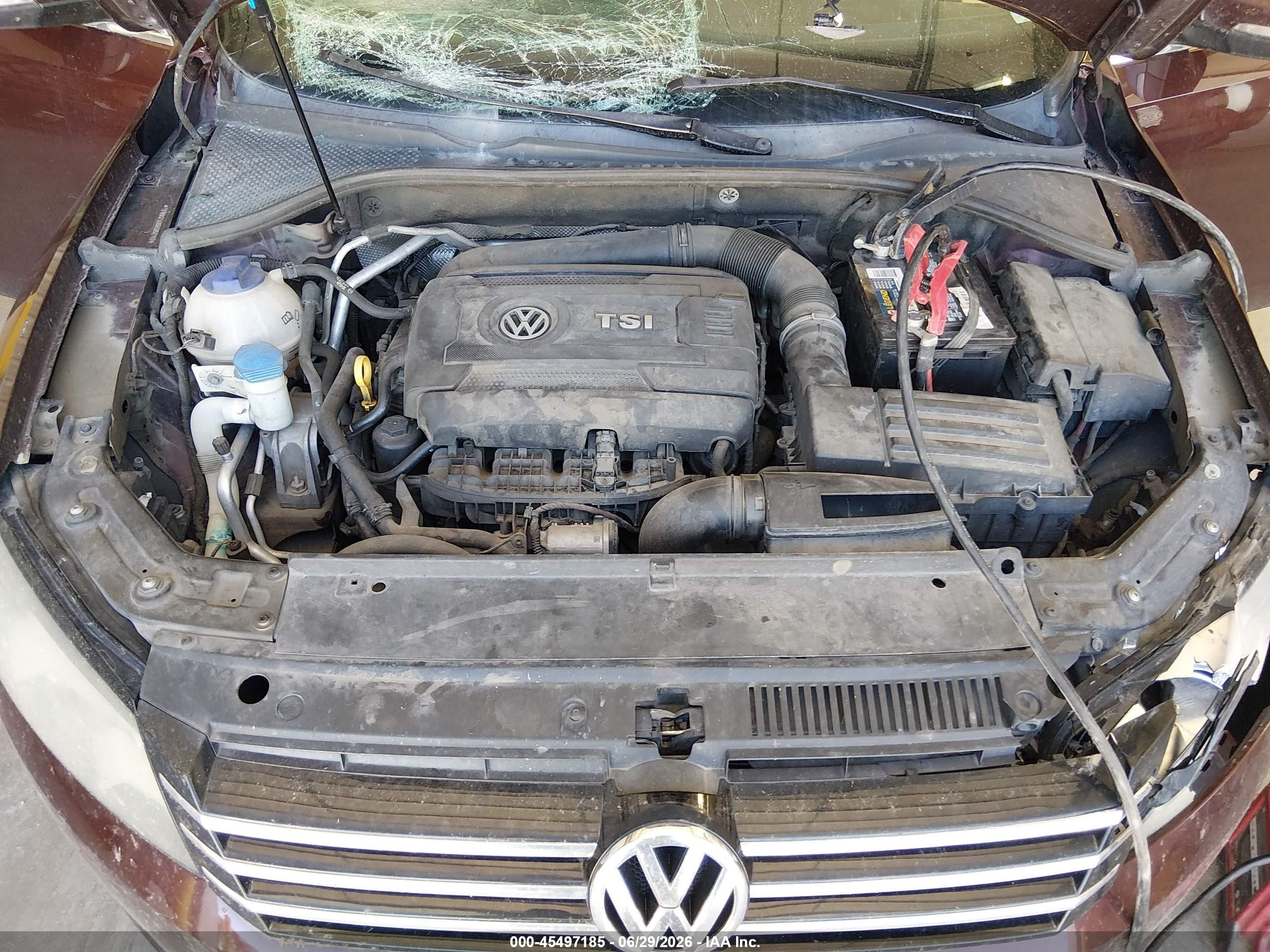 2014 Volkswagen Passat 1.8t Se Brown vin: 1VWBS7A35EC052103
