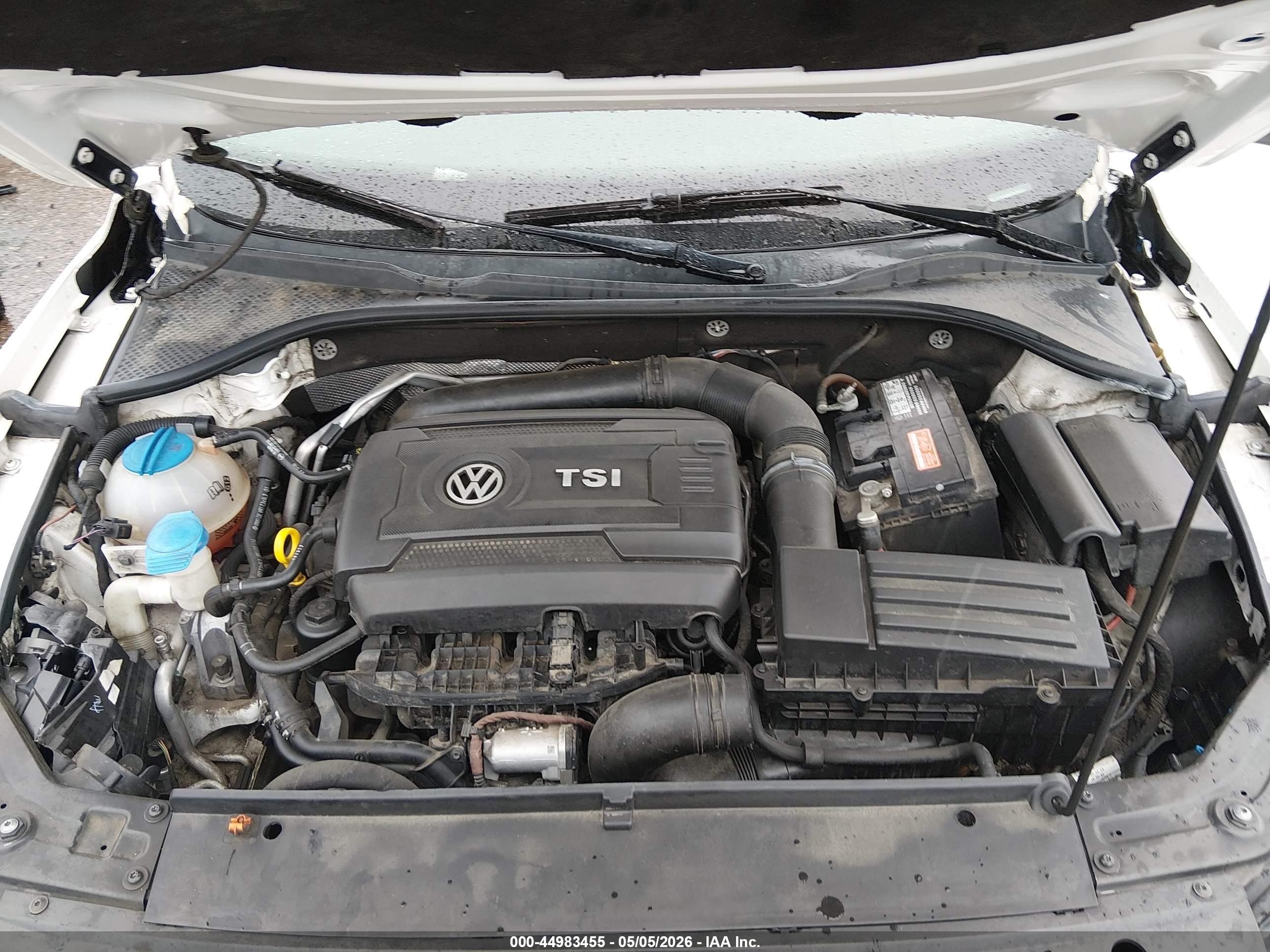 2014 Volkswagen Passat 1.8t Se Белый vin: 1VWBS7A35EC115488