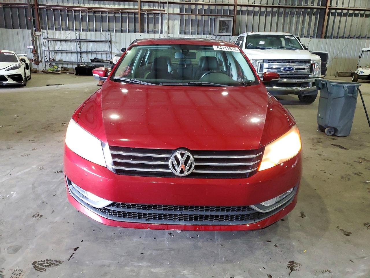 2015 Volkswagen Passat Se Red vin: 1VWBS7A35FC064611