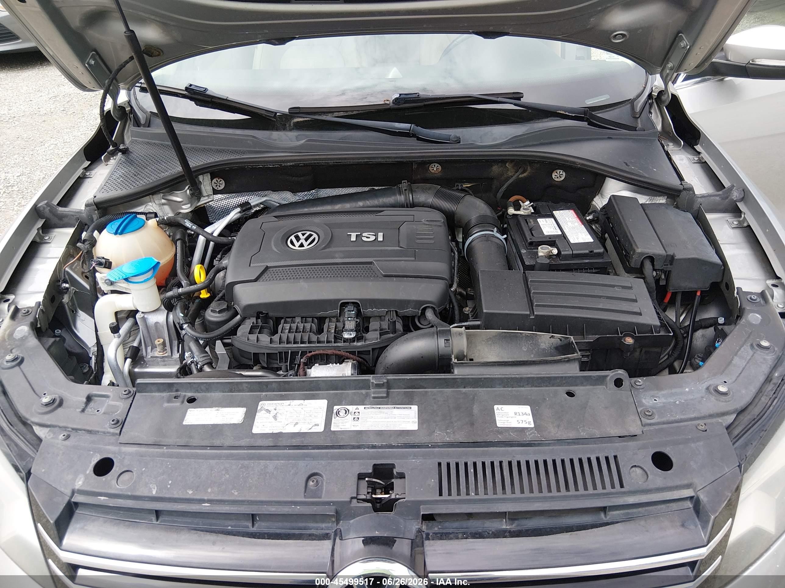 2014 Volkswagen Passat 1.8t Se Silver vin: 1VWBS7A36EC026934