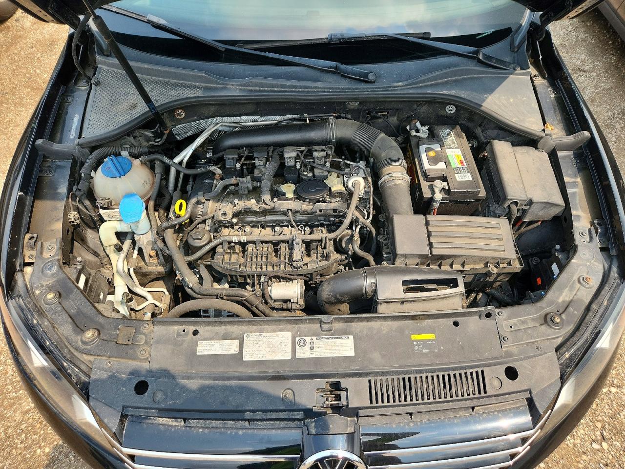 2014 Volkswagen Passat Se Черный vin: 1VWBS7A36EC110512