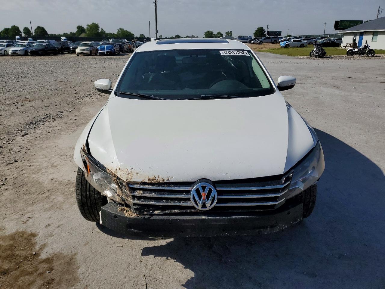 2014 Volkswagen Passat Se Белый vin: 1VWBS7A36EC112132