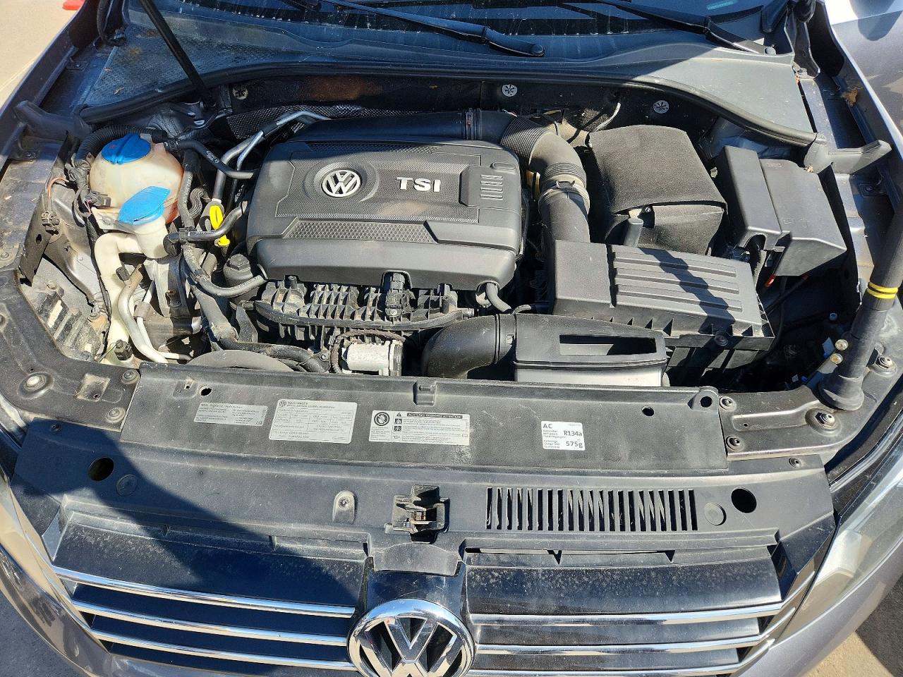 2014 Volkswagen Passat Se Gray vin: 1VWBS7A37EC071025