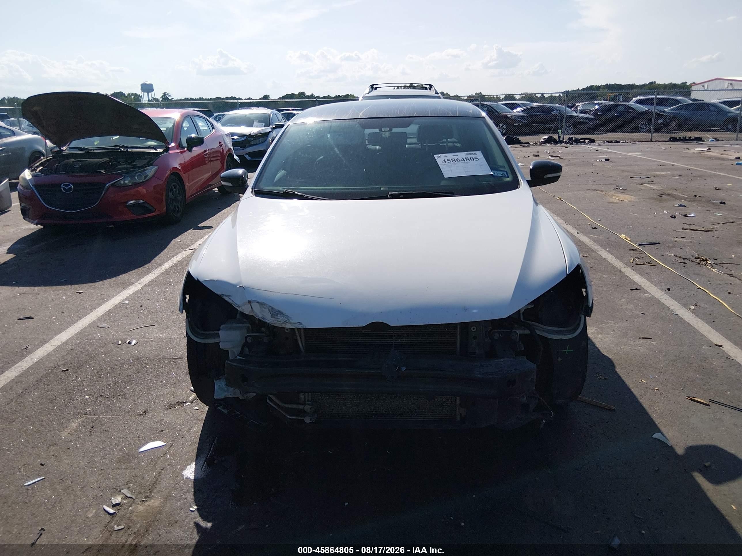 2014 Volkswagen Passat 1.8t Sport White vin: 1VWBS7A37EC113581