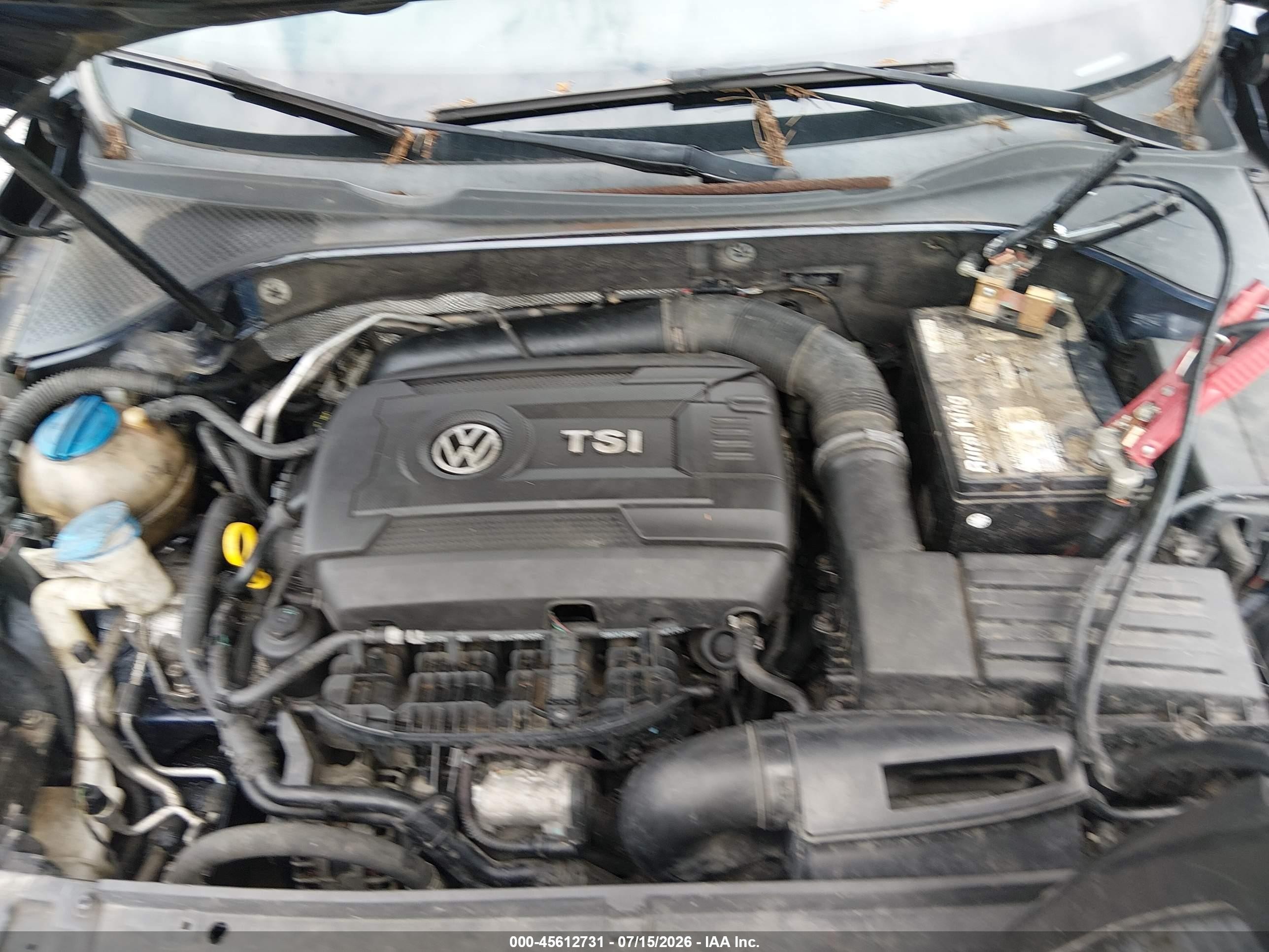 2014 Volkswagen Passat 1.8t Se Blue vin: 1VWBS7A38EC084348