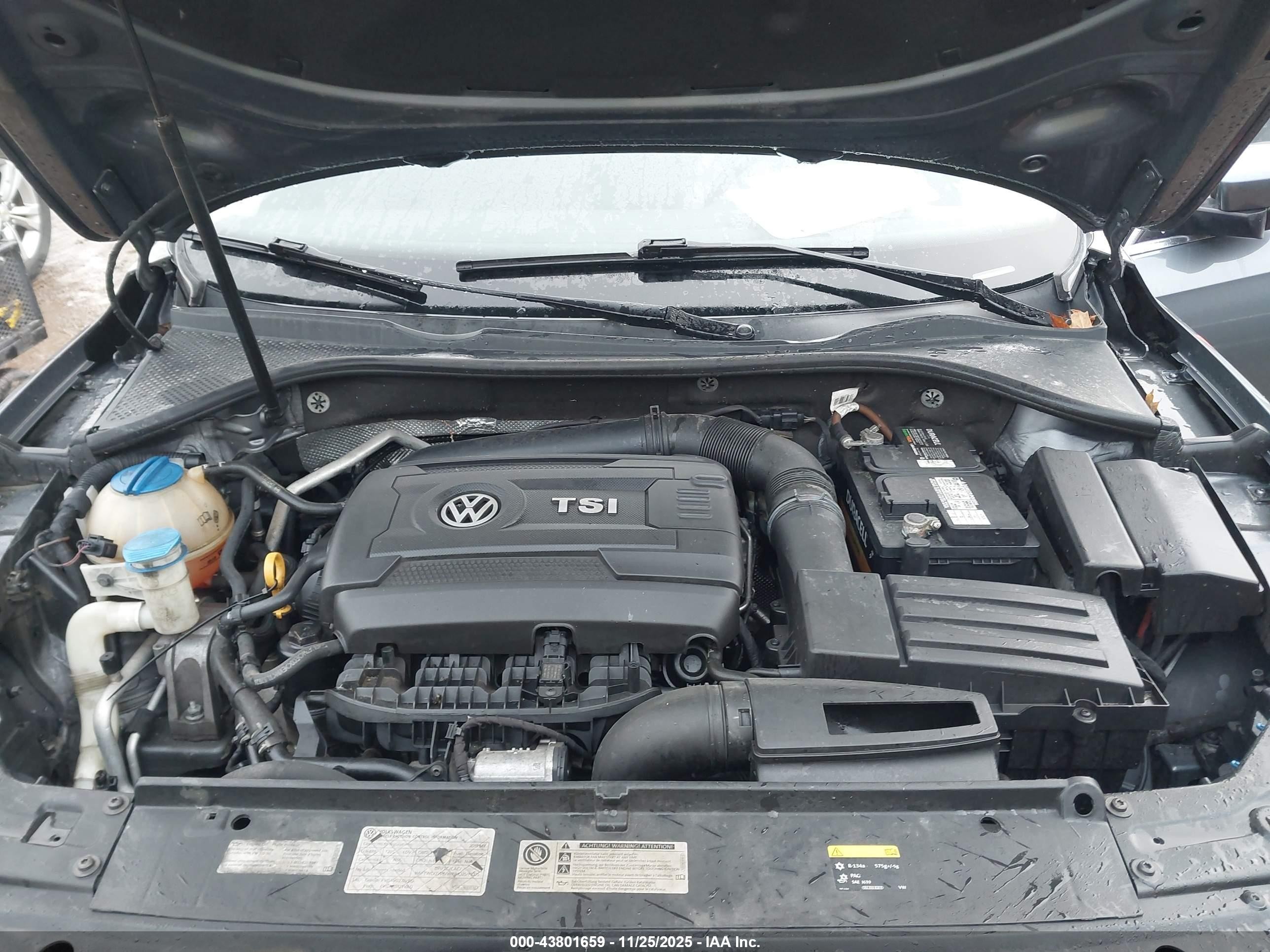 2015 Volkswagen Passat 1.8t Se Gray vin: 1VWBS7A39FC030106