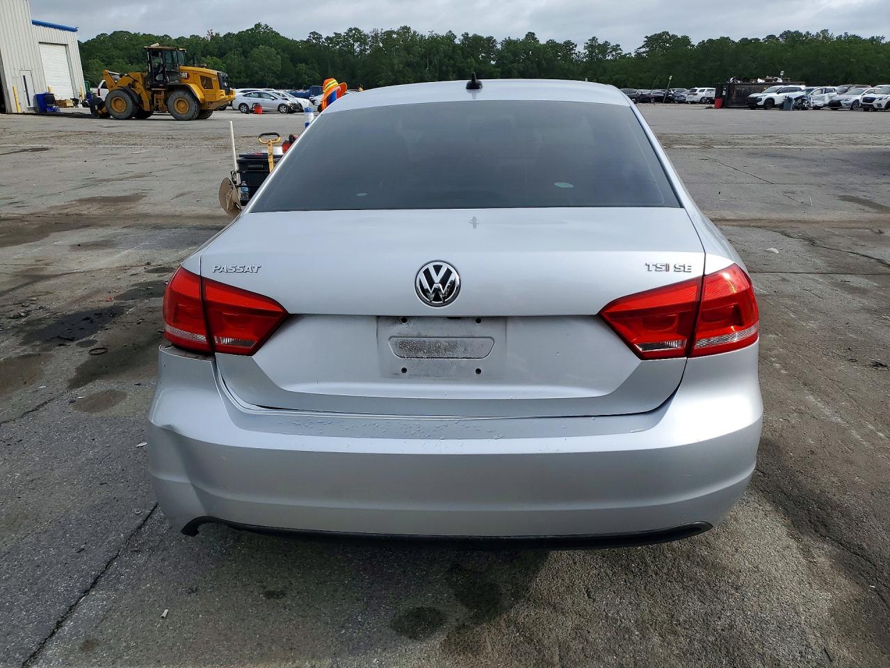 2014 Volkswagen Passat Se Silver vin: 1VWBS7A3XEC041386