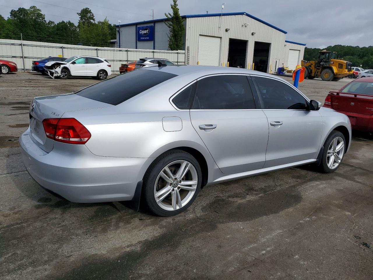 2014 Volkswagen Passat Se Silver vin: 1VWBS7A3XEC041386