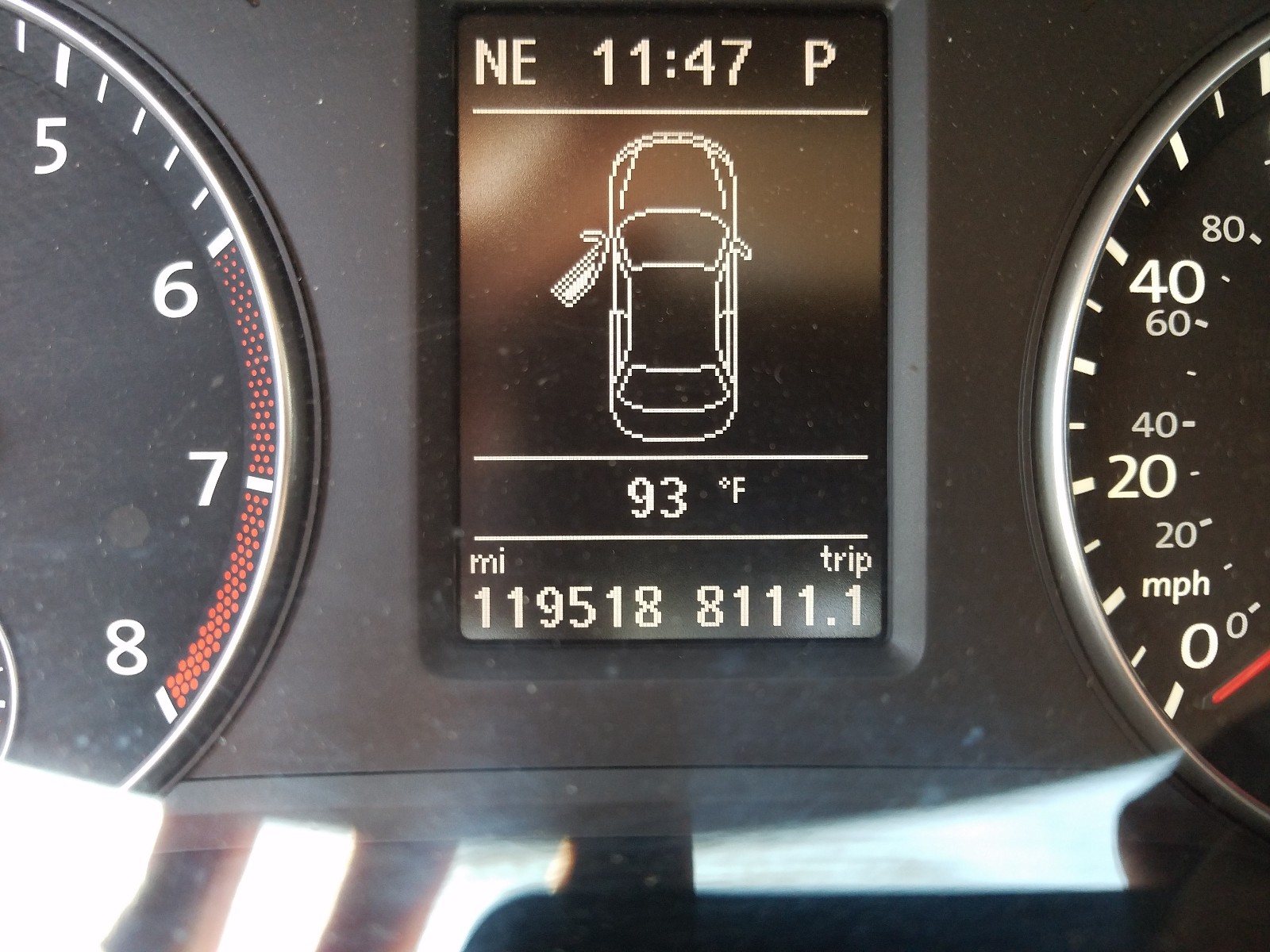 2014 Volkswagen Passat Se Blue vin: 1VWBS7A3XEC065963