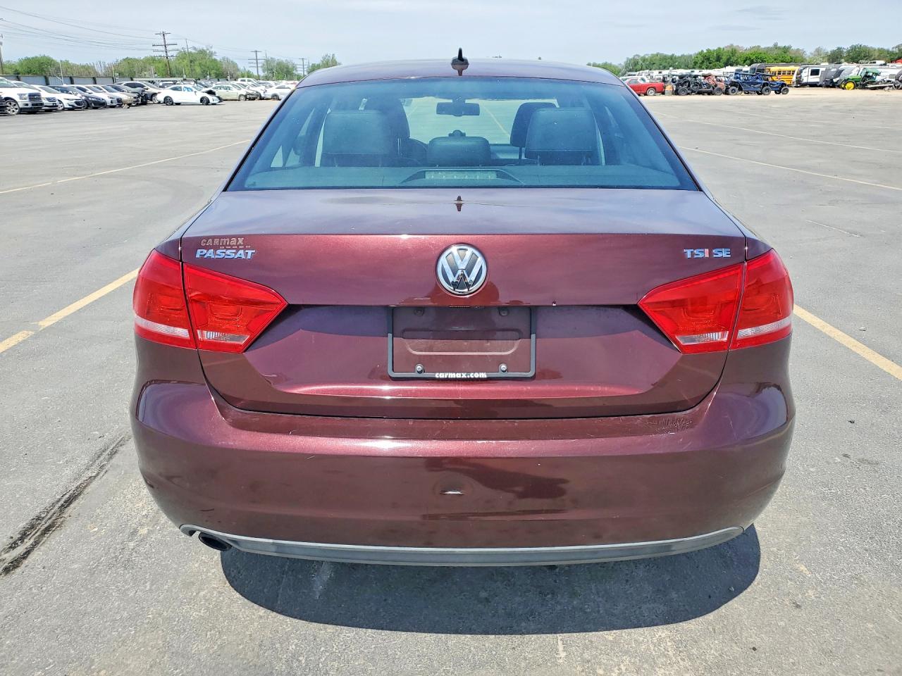 2014 Volkswagen Passat Бордовый vin: 1VWBS7A3XEC066210