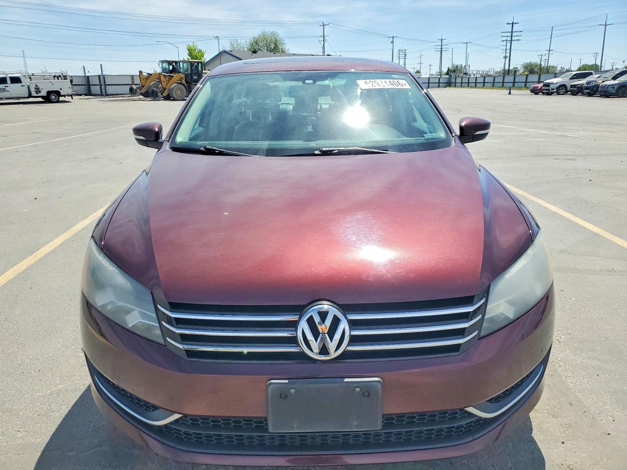 2014 Volkswagen Passat Бордовый vin: 1VWBS7A3XEC066210