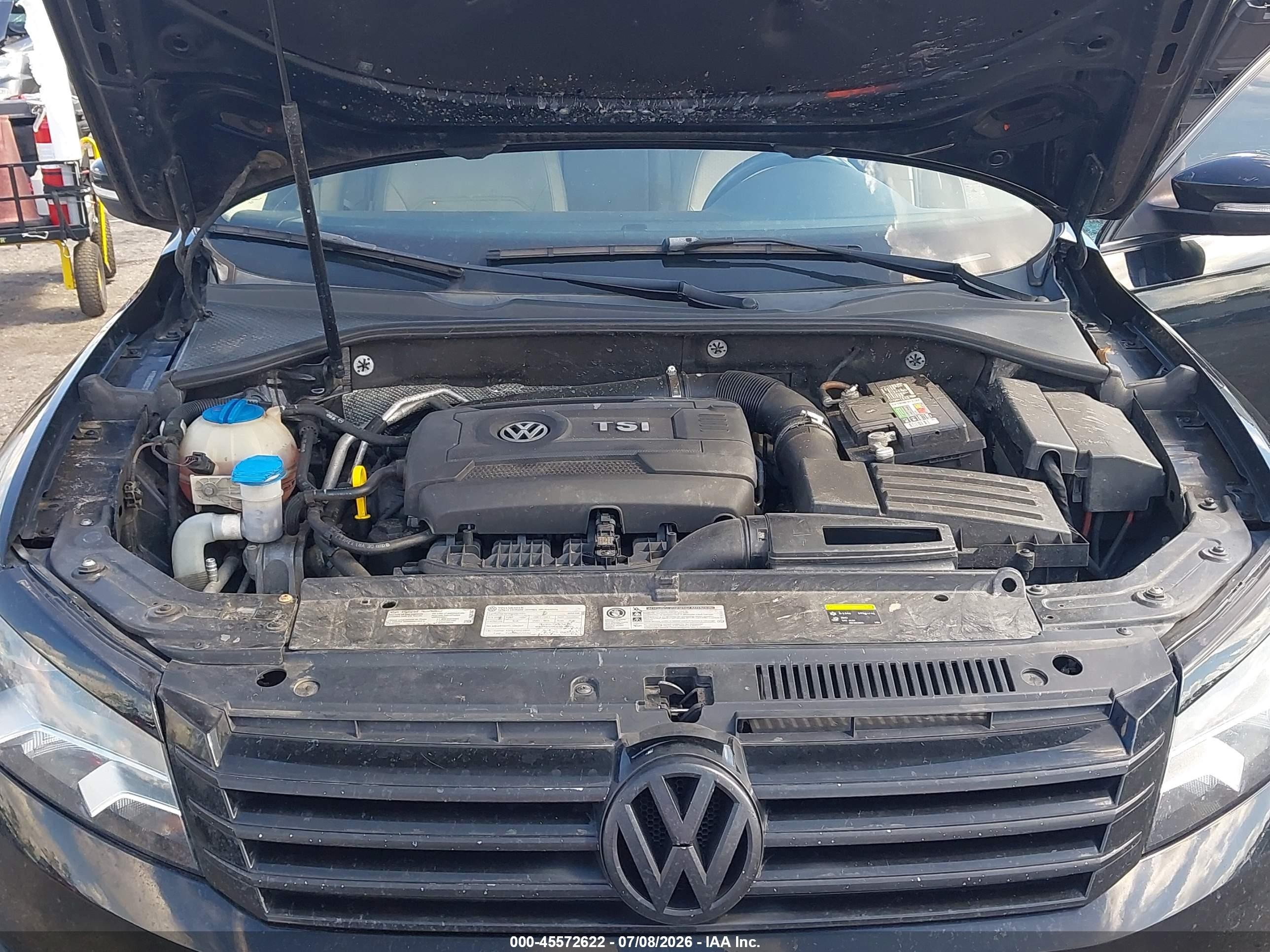 2014 Volkswagen Passat 1.8t Se Black vin: 1VWBS7A3XEC114188