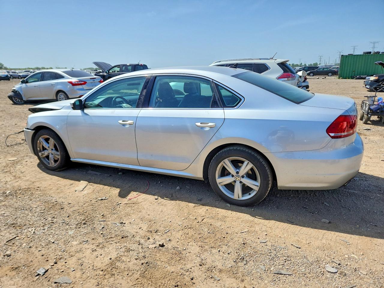 2015 Volkswagen Passat Se Silver vin: 1VWBS7A3XFC024752
