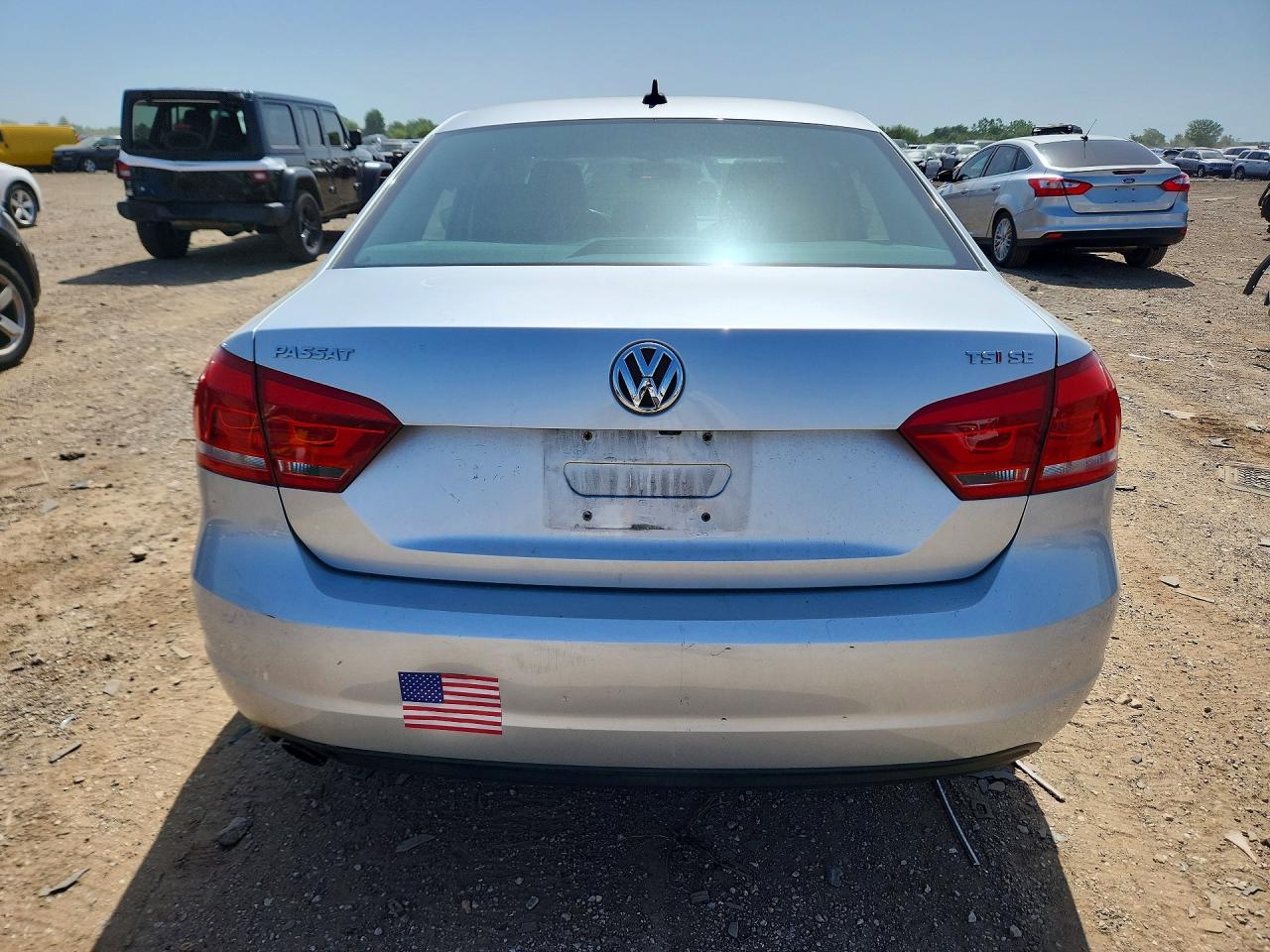 2015 Volkswagen Passat Se Silver vin: 1VWBS7A3XFC024752