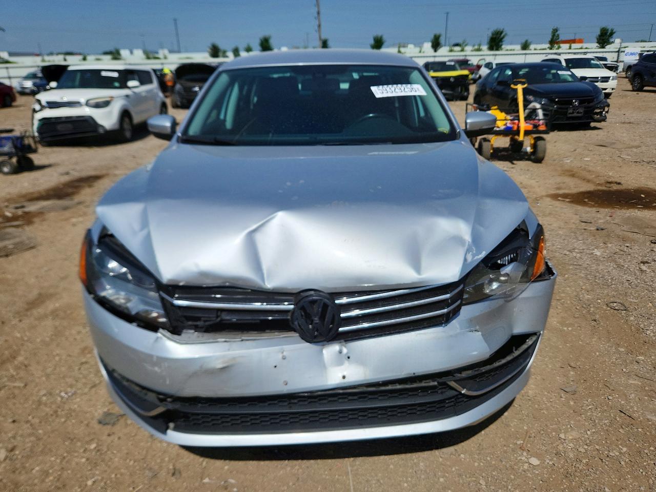 2015 Volkswagen Passat Se Silver vin: 1VWBS7A3XFC024752