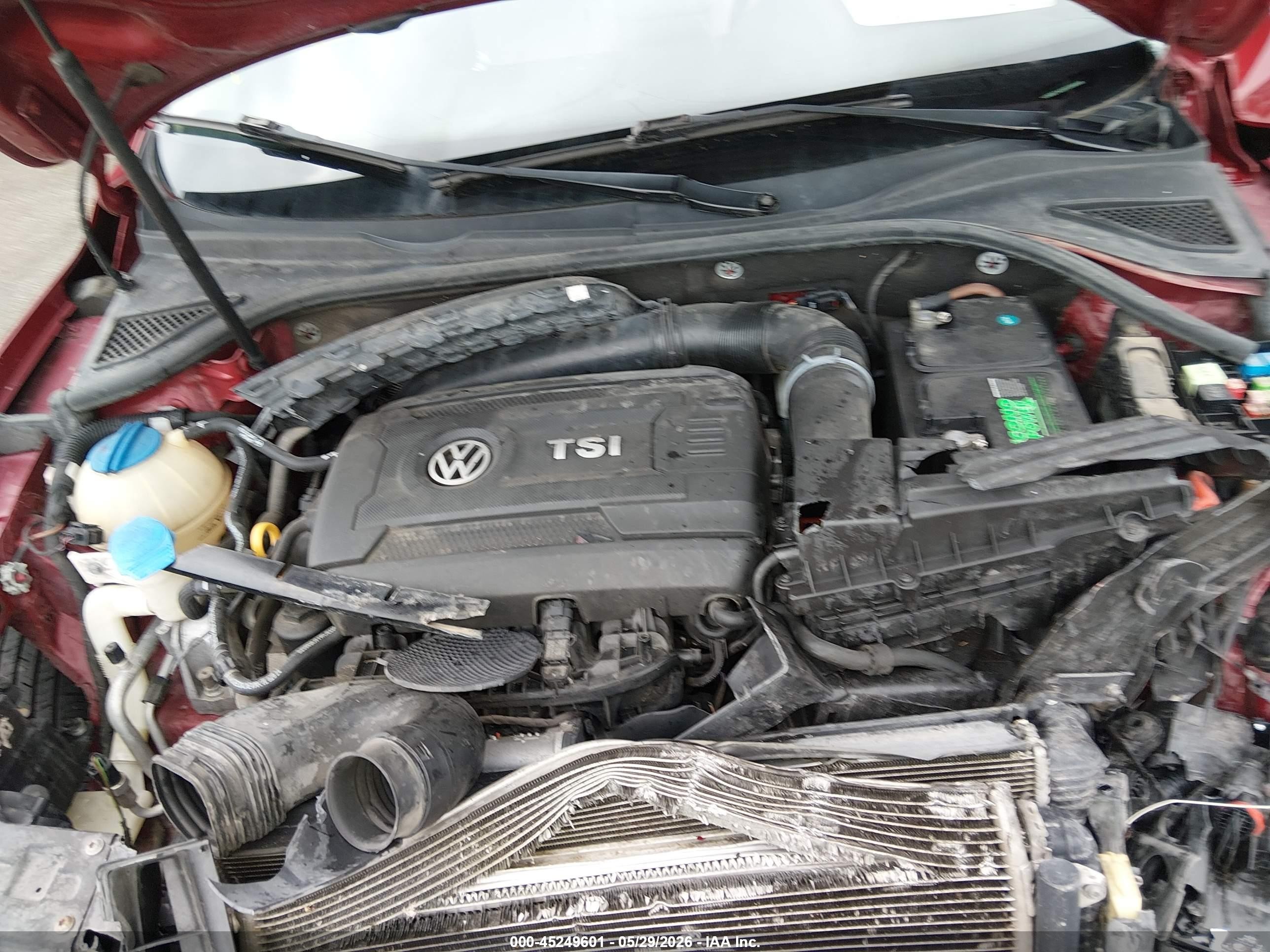 2015 Volkswagen Passat 1.8t Se Красный vin: 1VWBS7A3XFC056908