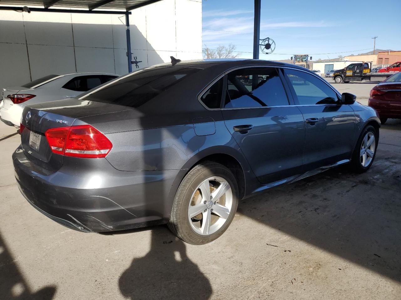 2015 Volkswagen Passat Se Gray vin: 1VWBT7A30FC006340