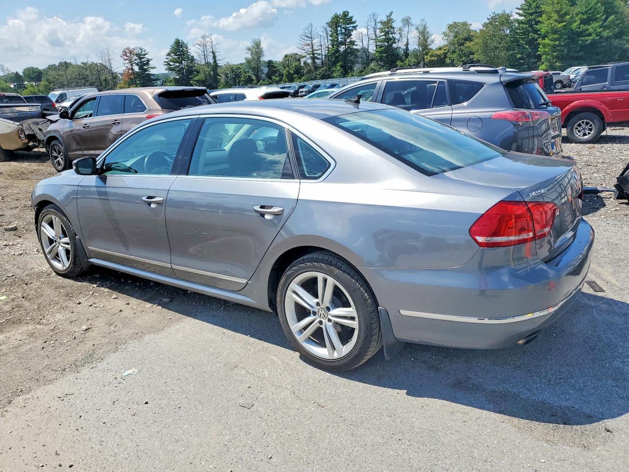 2015 Volkswagen Passat Se Gray vin: 1VWBT7A30FC073293